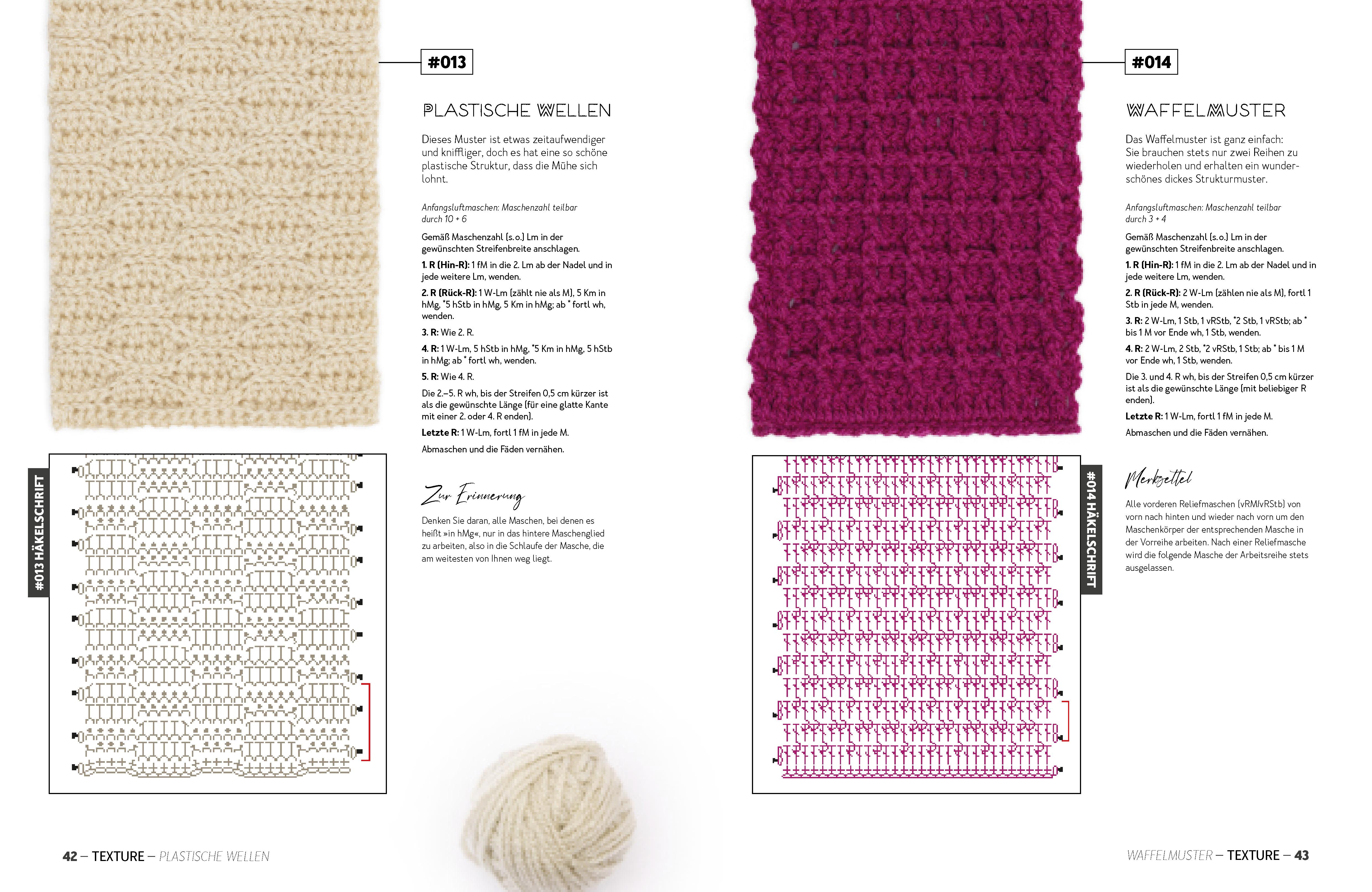 Beispielinhalt (Bild) Mix & Match Farbenfrohe Decken häkeln