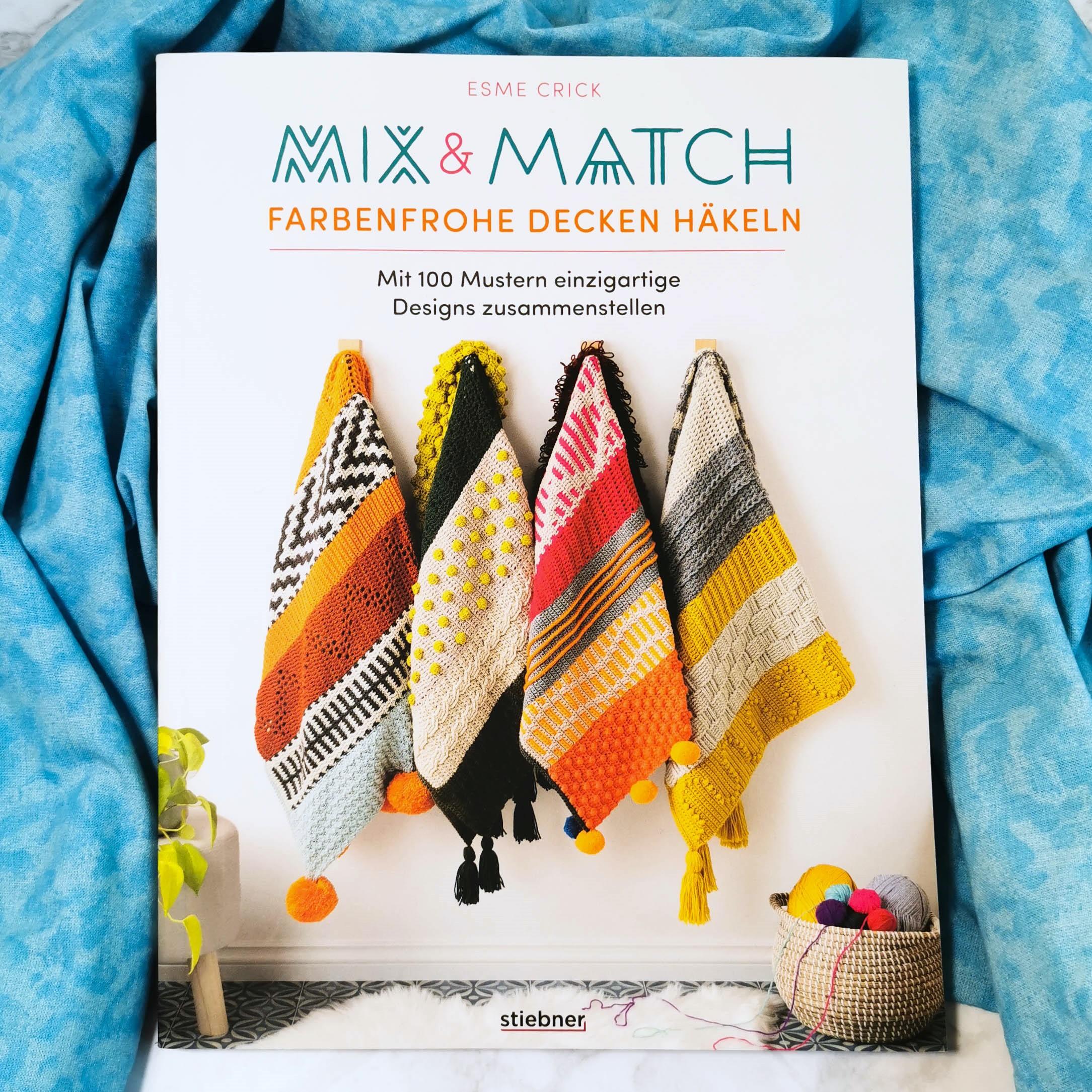 Beispielinhalt (Bild) Mix & Match Farbenfrohe Decken häkeln
