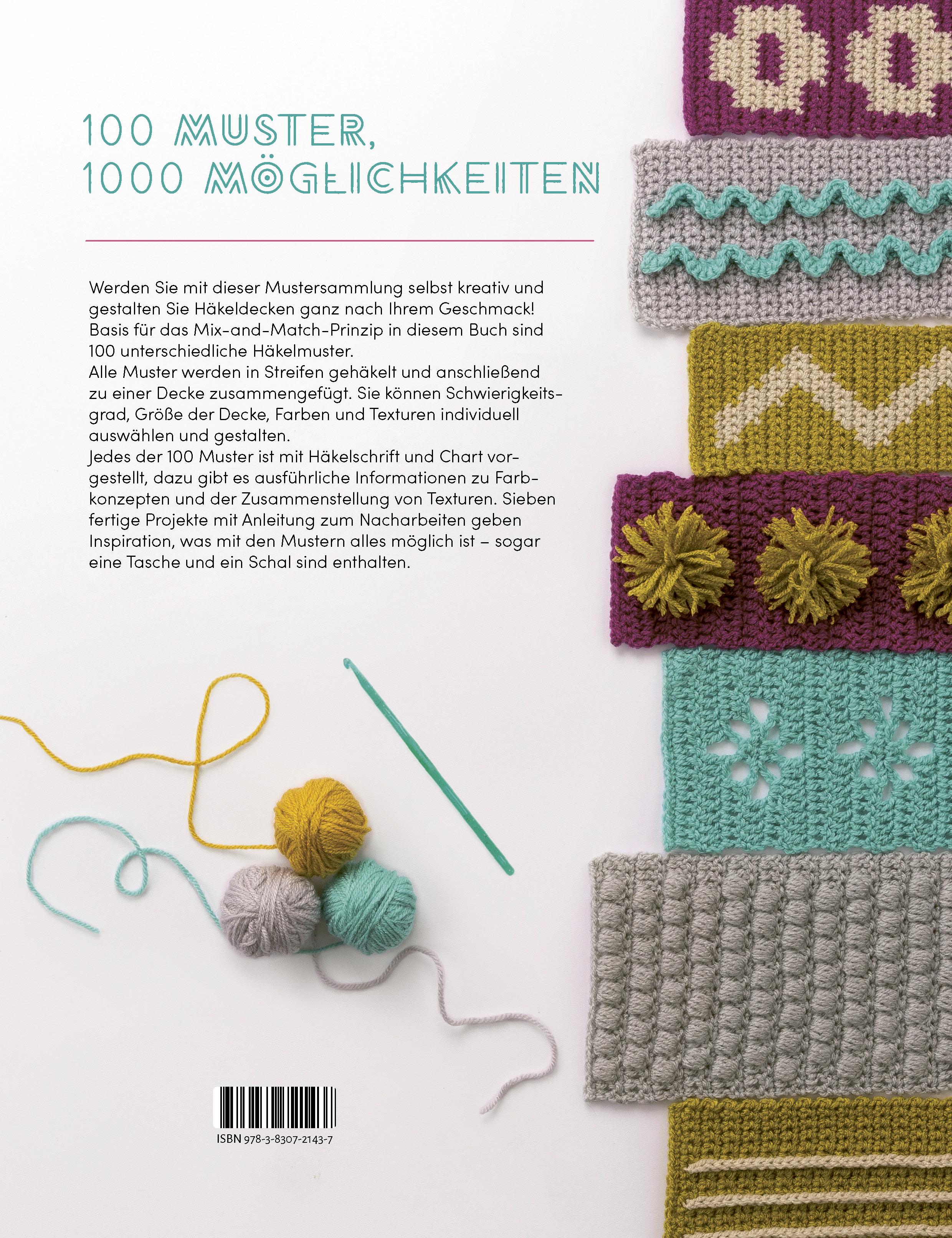 Rückseitencover Mix & Match Farbenfrohe Decken häkeln