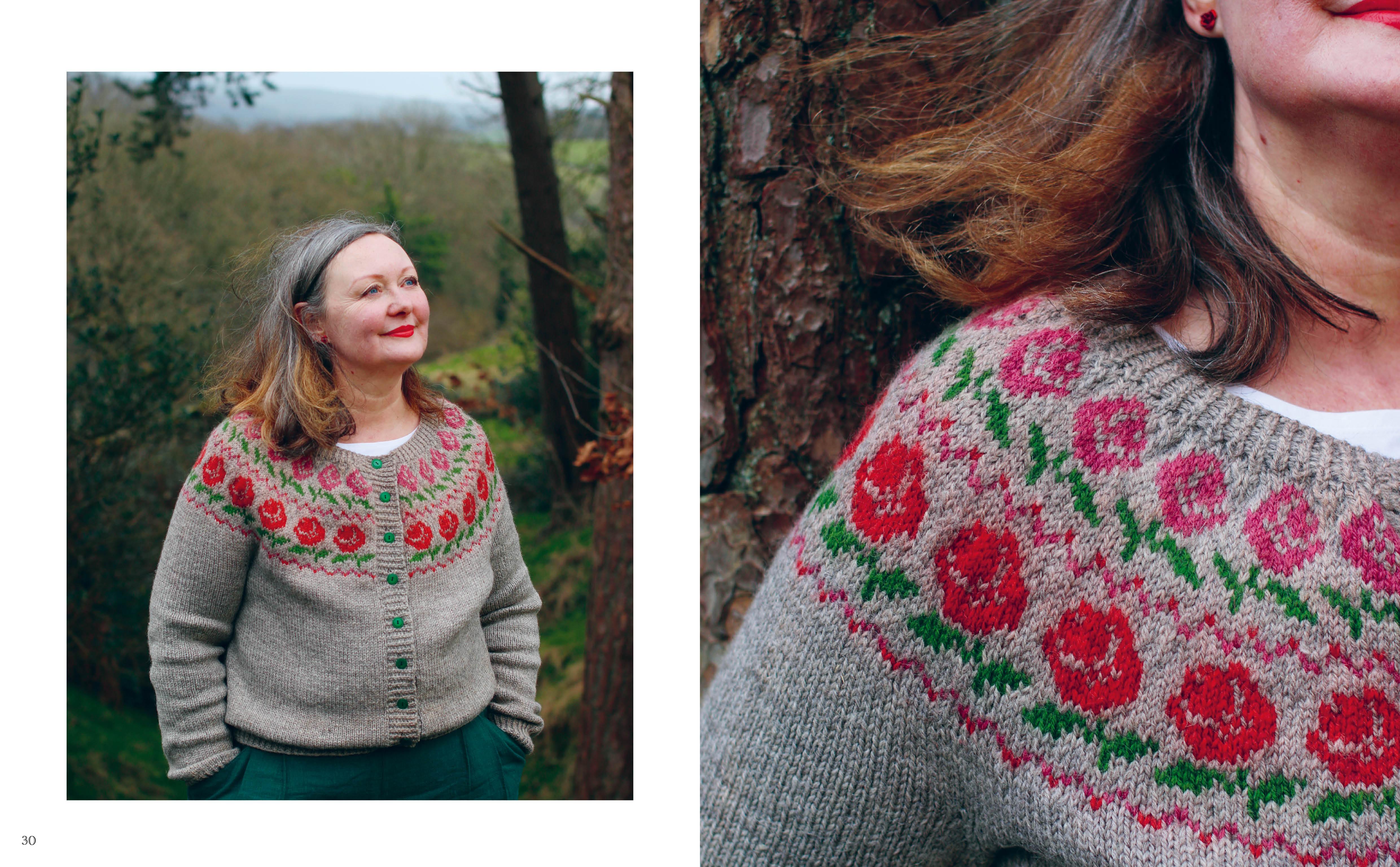 Beispielinhalt (Bild) Shetland-Maschen