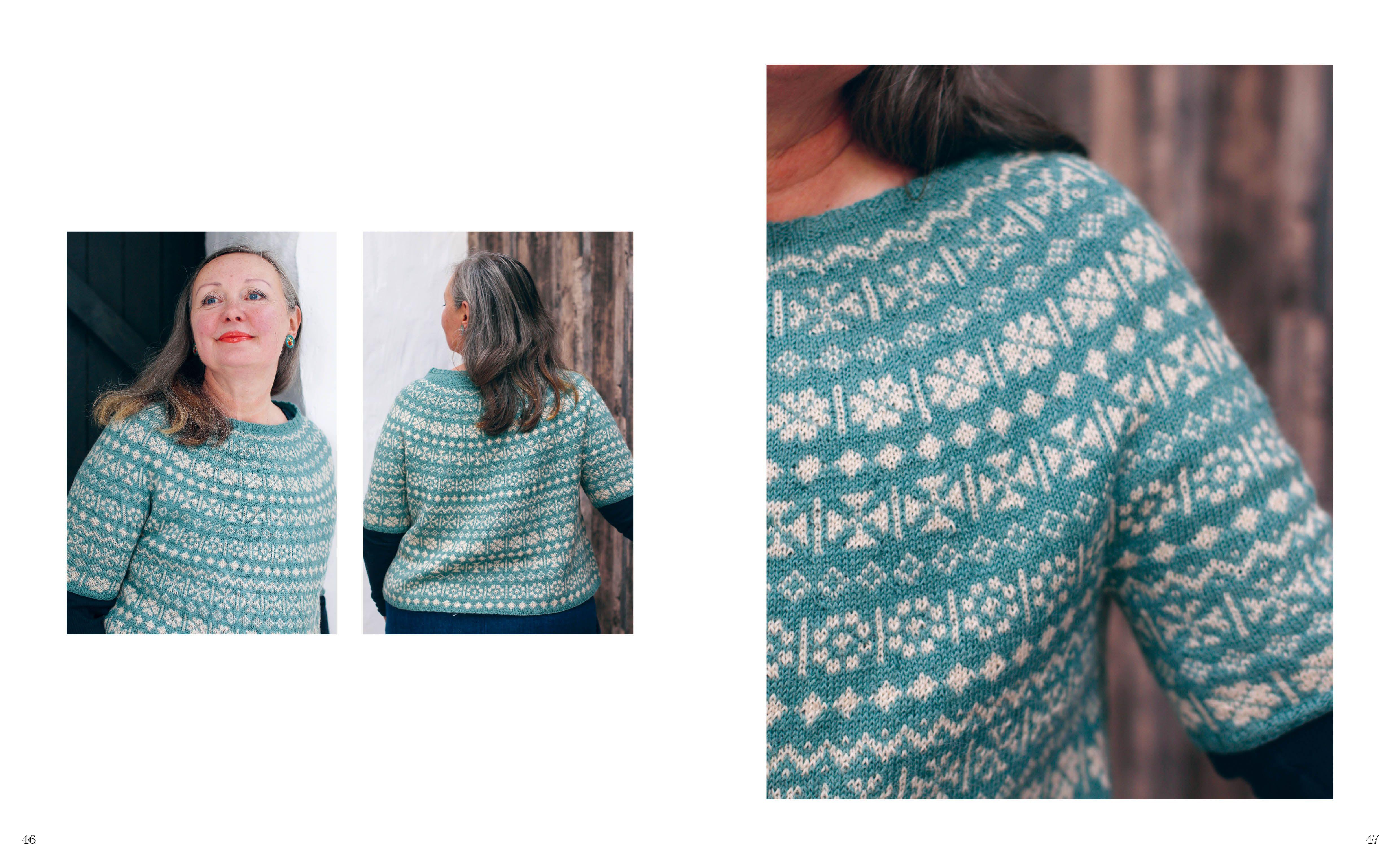 Beispielinhalt (Bild) Shetland-Maschen