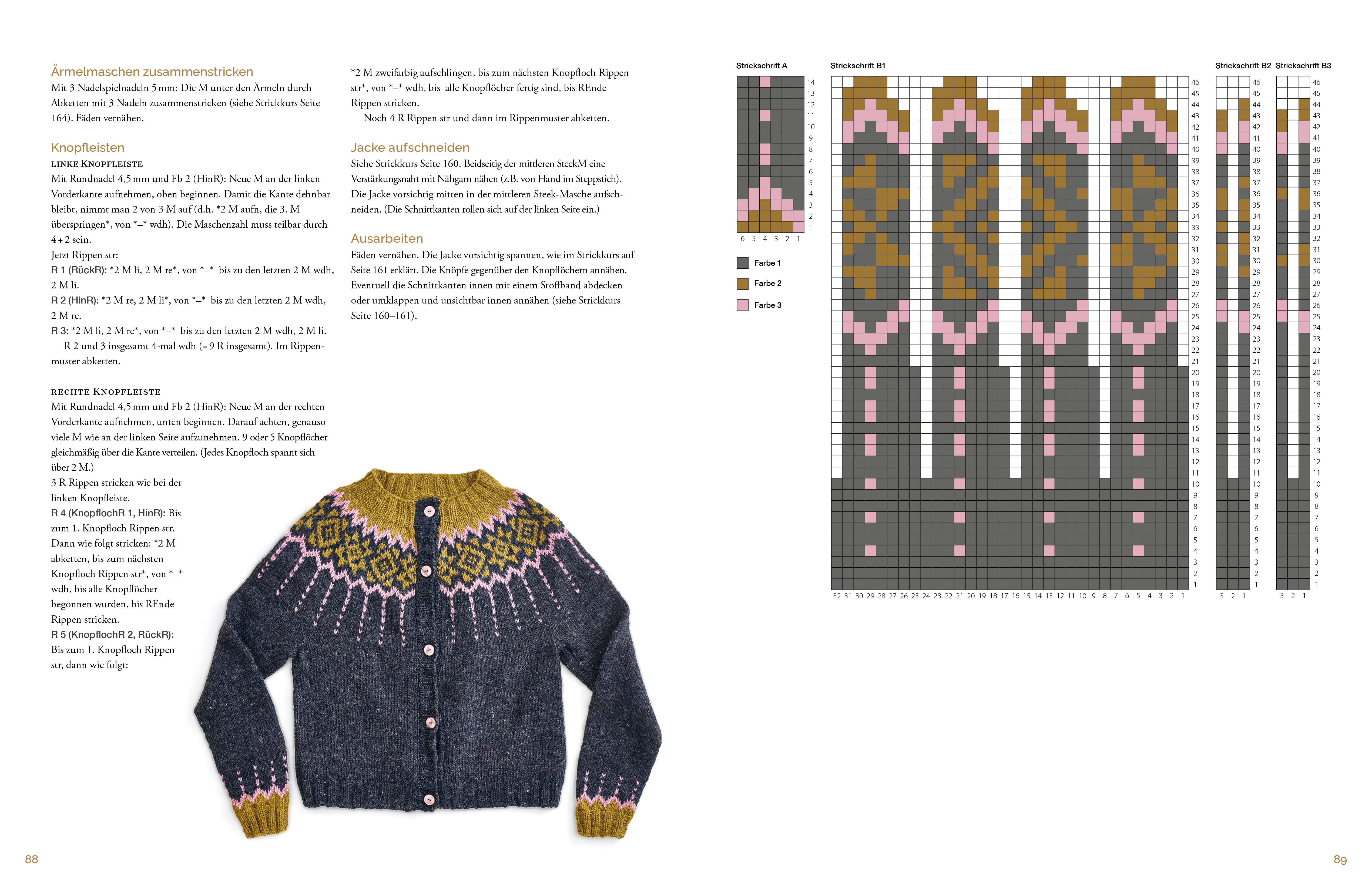 Beispielinhalt (Bild) Schwedische Strickjacken für jede Jahreszeit