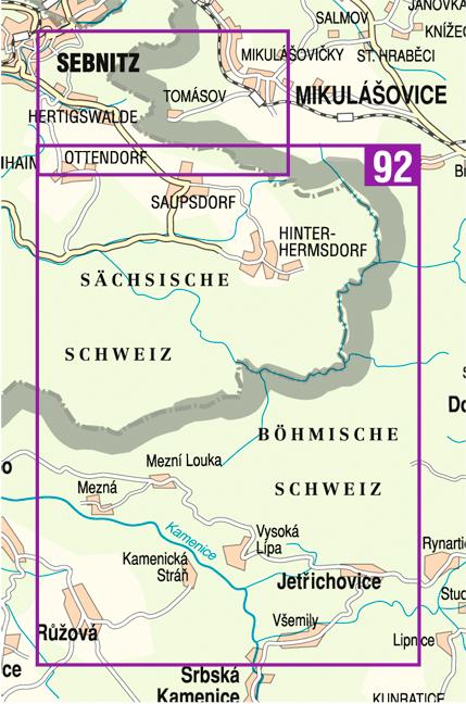 Beispielinhalt (Bild) Hintere Sächsische Schweiz 02. 1 : 15 000