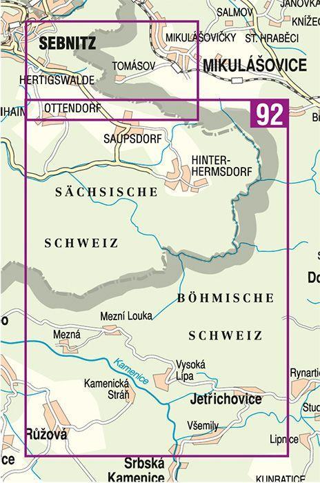 Beispielinhalt (Bild) Hintere Sächsische Schweiz 02. 1 : 15 000