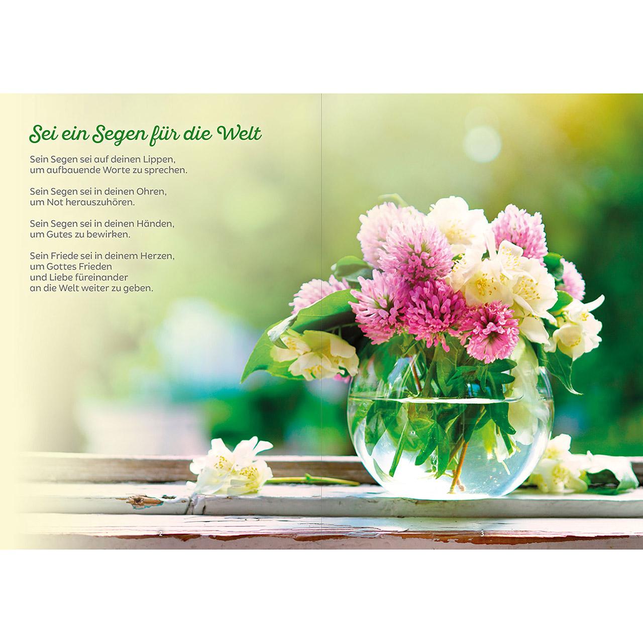 Beispielinhalt (Bild) Voll Freude und Dank ins neue Lebensjahr