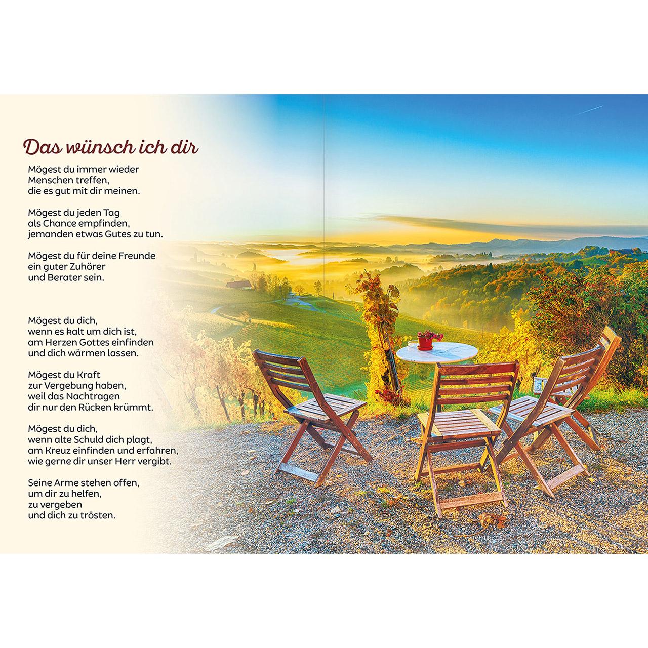 Beispielinhalt (Bild) Voll Freude und Dank ins neue Lebensjahr