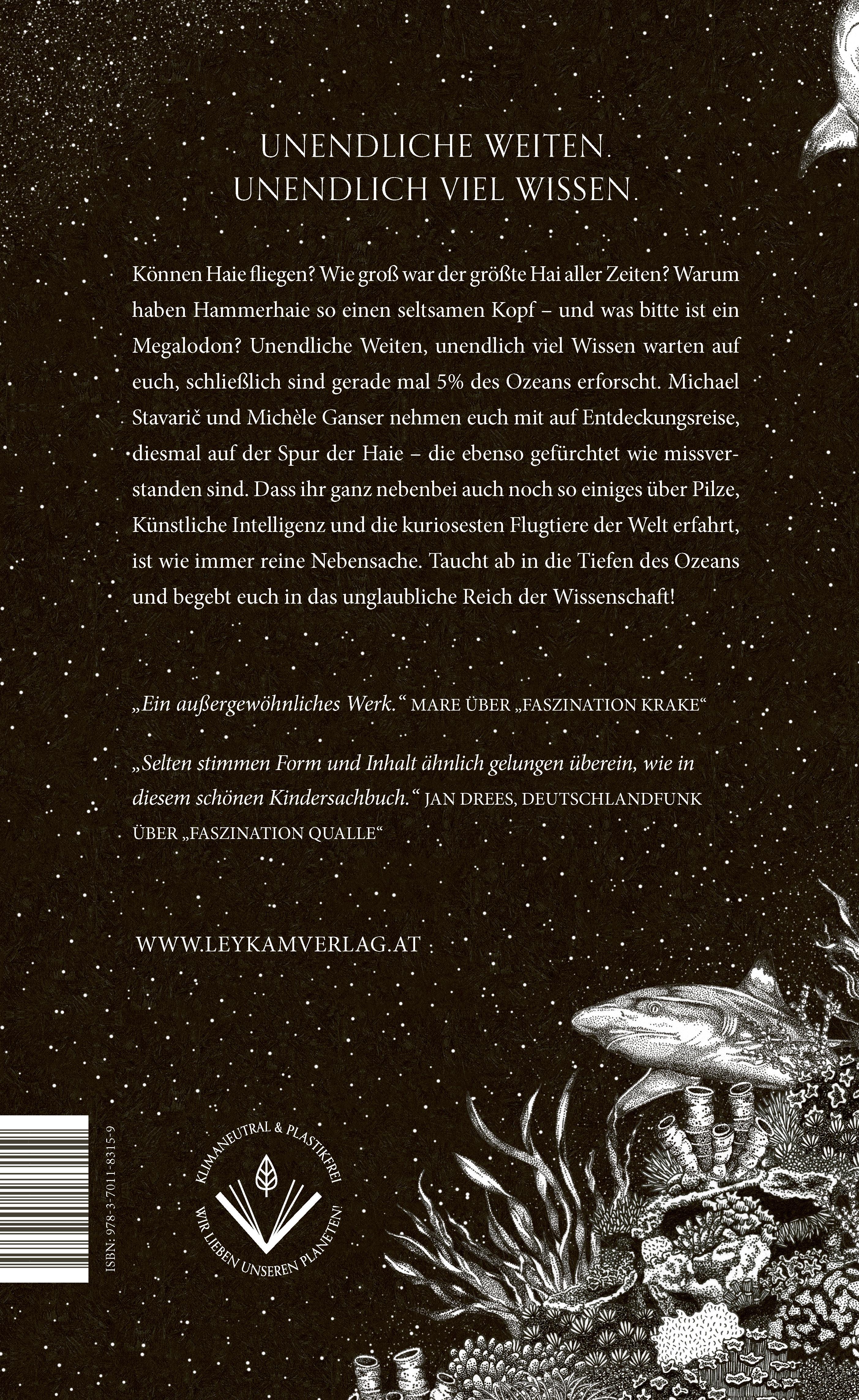 Rückseitencover Faszination Haie - Wächter der Meere