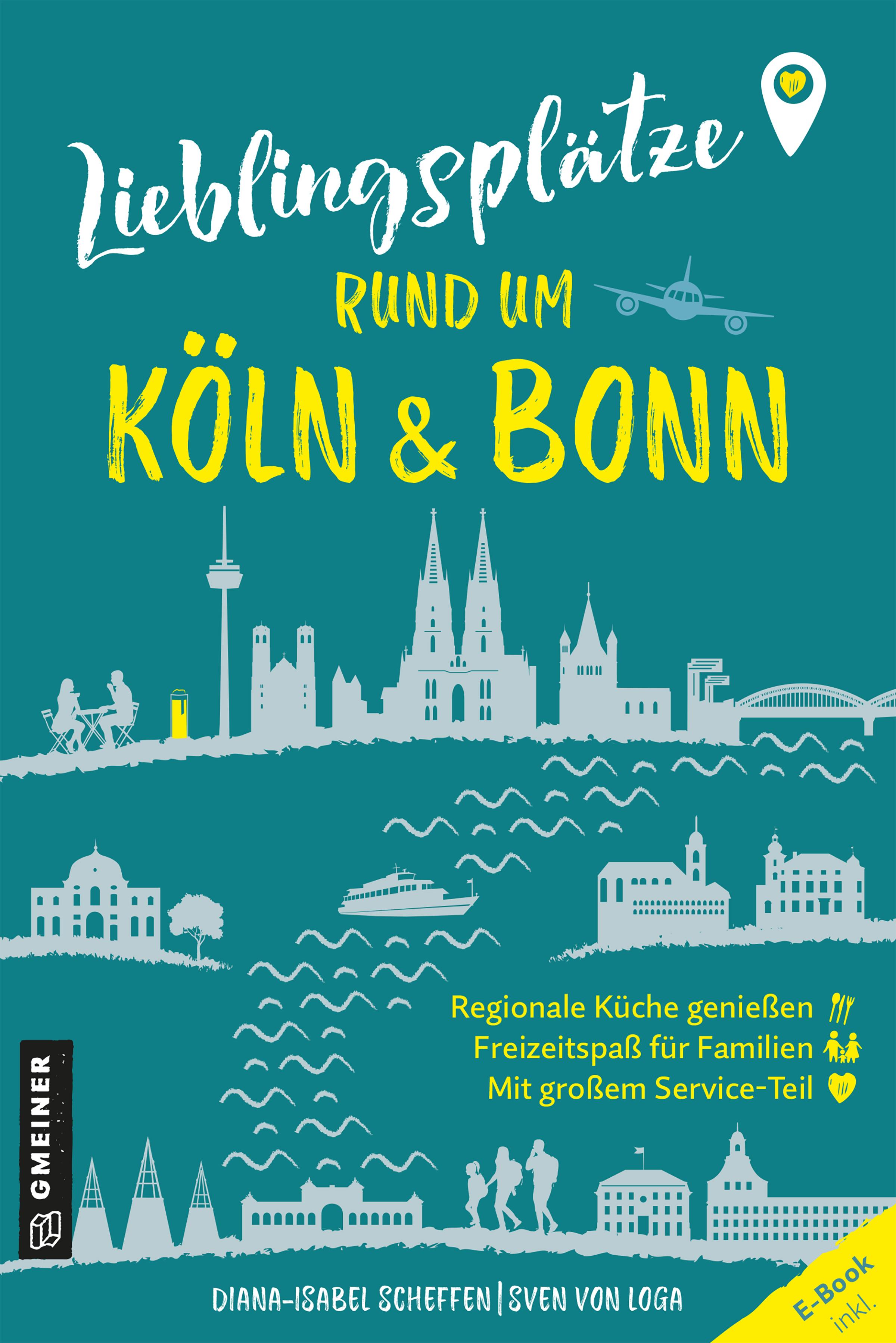 Vorderes Coverbild Lieblingsplätze rund um Köln und Bonn