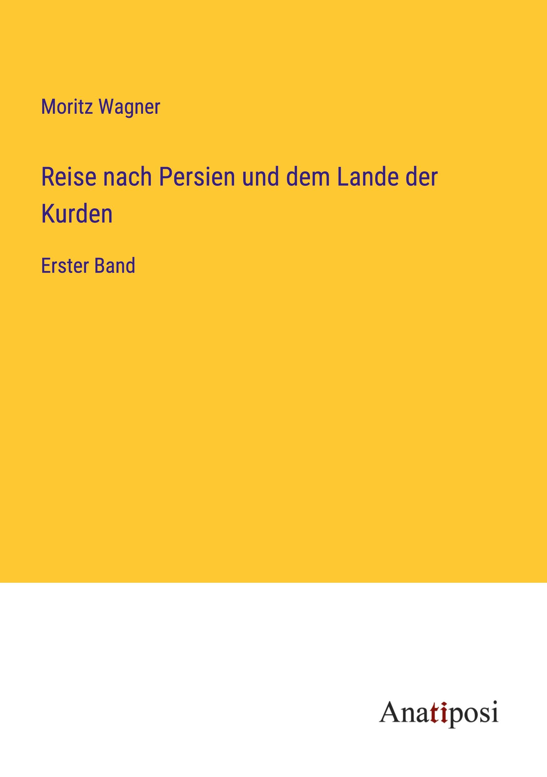 Vorderes Coverbild Reise nach Persien und dem Lande der Kurden