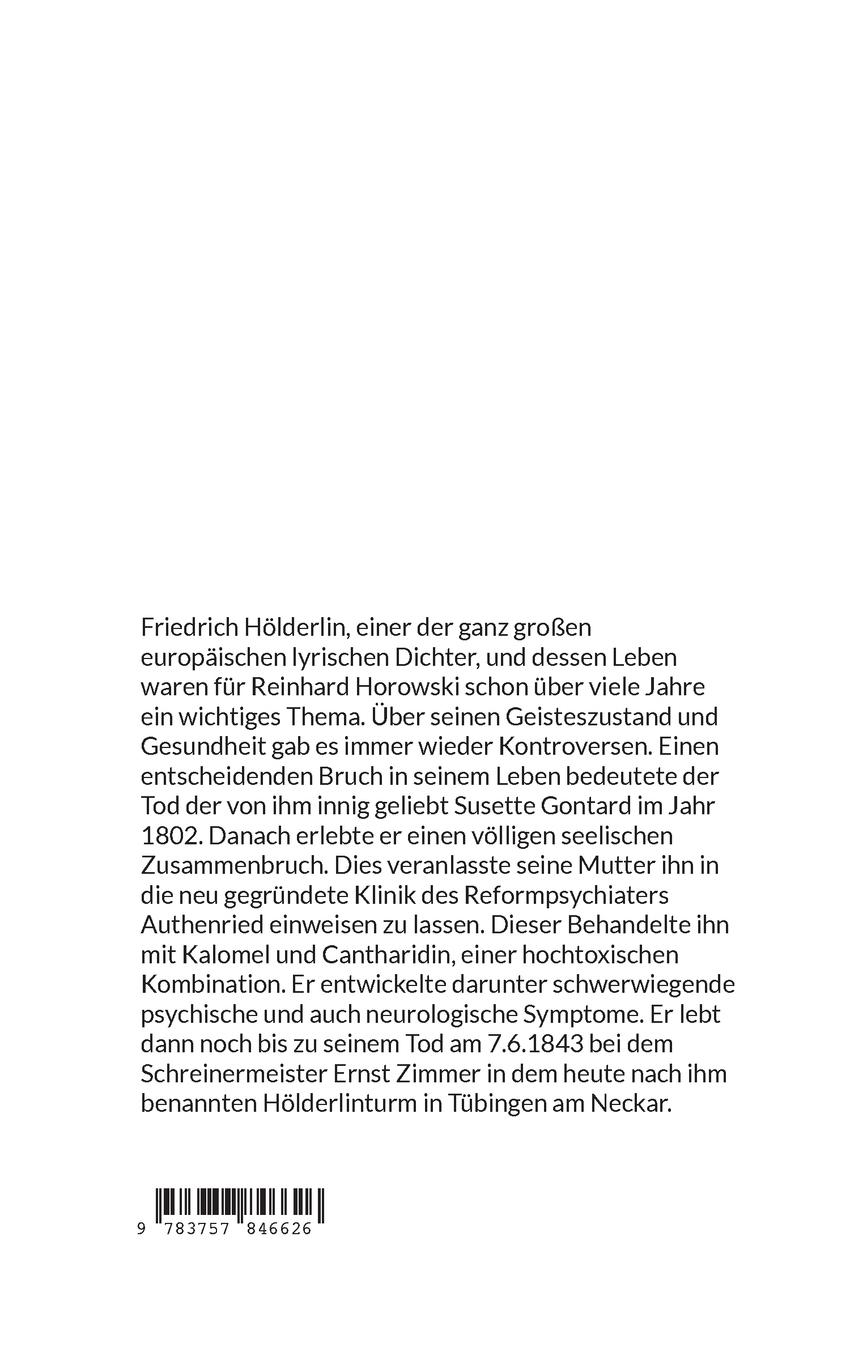 Rückseitencover Hölderlin ist nicht verrückt gewesen