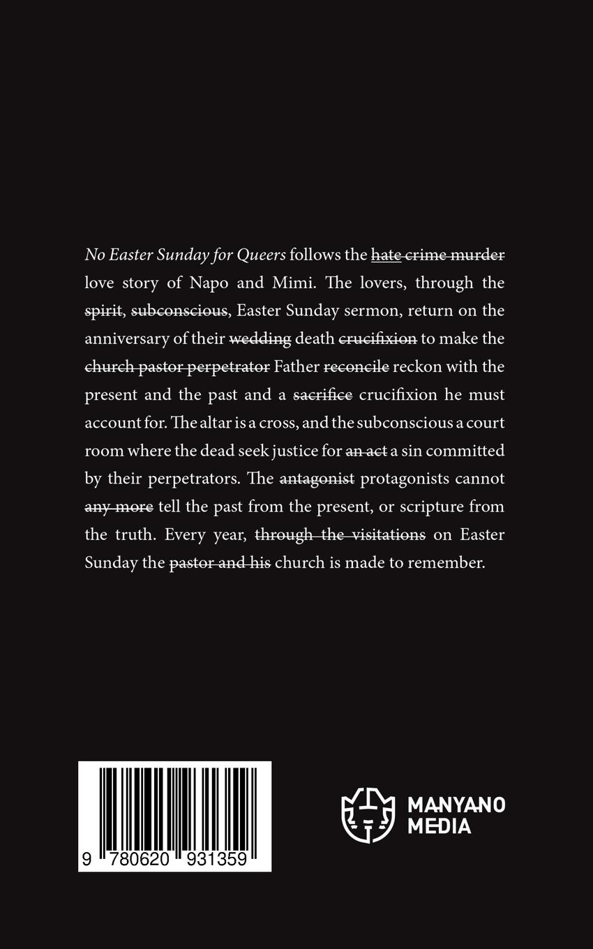 Rückseitencover No Easter Sunday For Queers