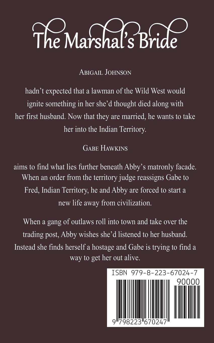 Rückseitencover The Marshal's Bride