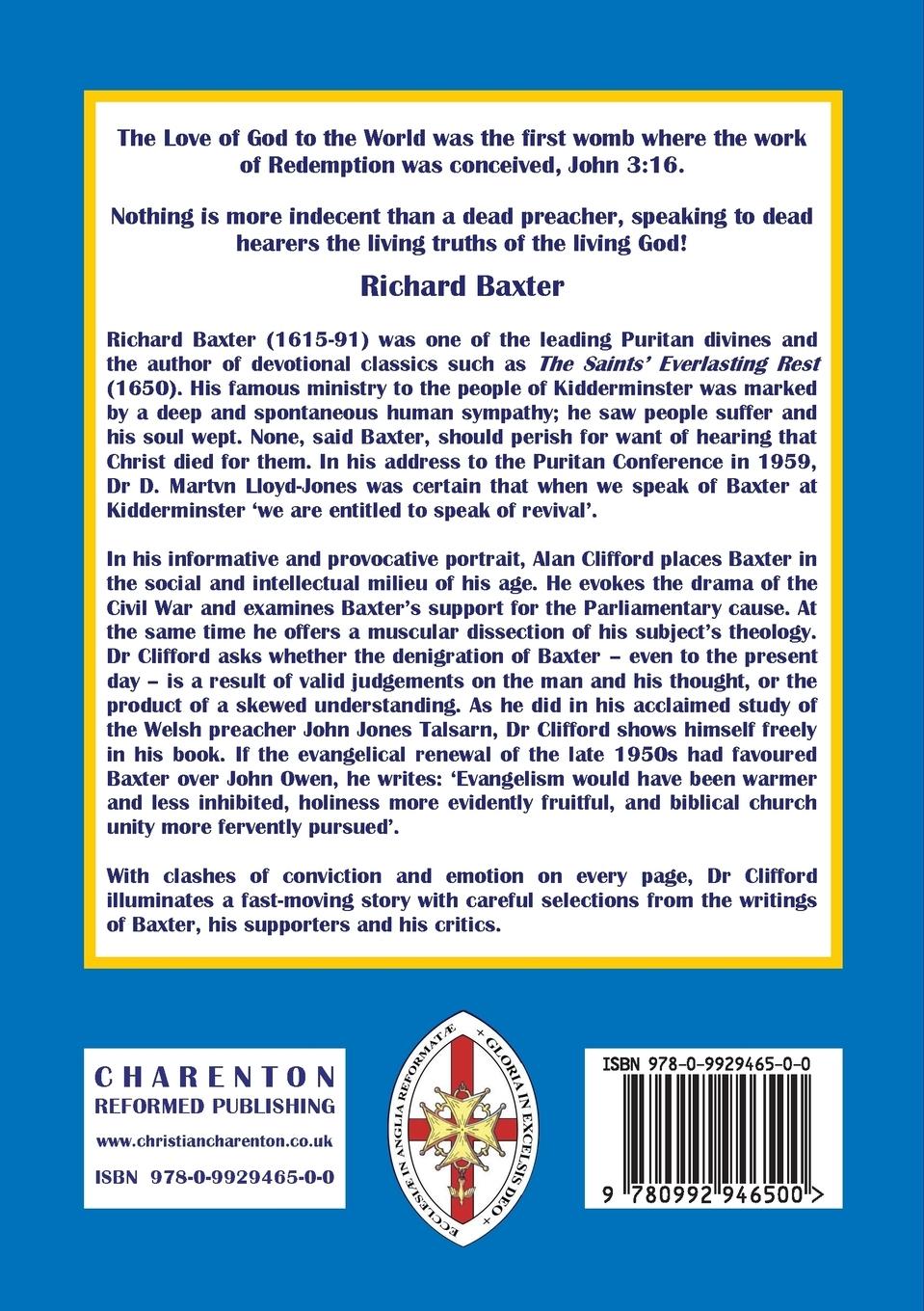 Rückseitencover Richard Baxter: The Gospel Truth