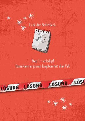 Beispielinhalt (Bild) Krimi-Adventskalender to go 6
