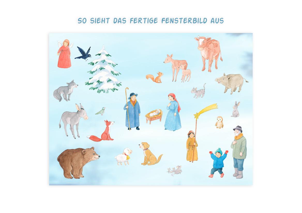 Beispielinhalt (Bild) Rica erlebt die Waldweihnacht