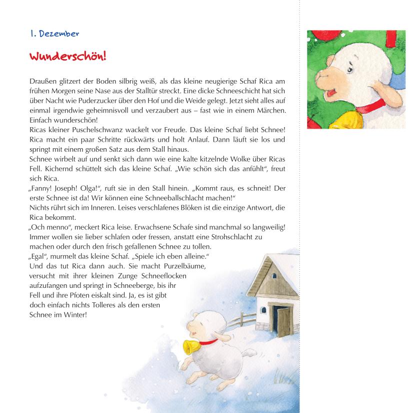 Beispielinhalt (Bild) Rica sucht das Christkind