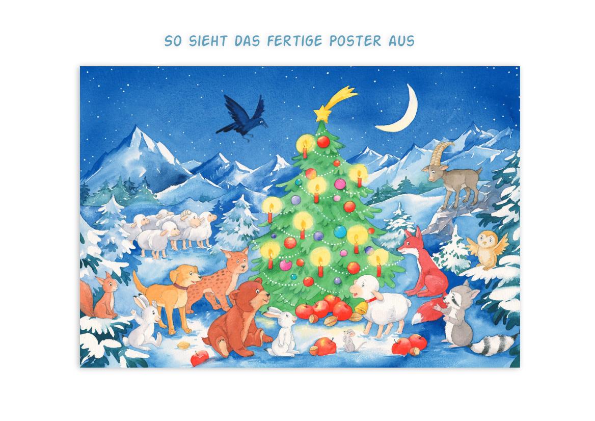 Beispielinhalt (Bild) Rica sucht das Christkind