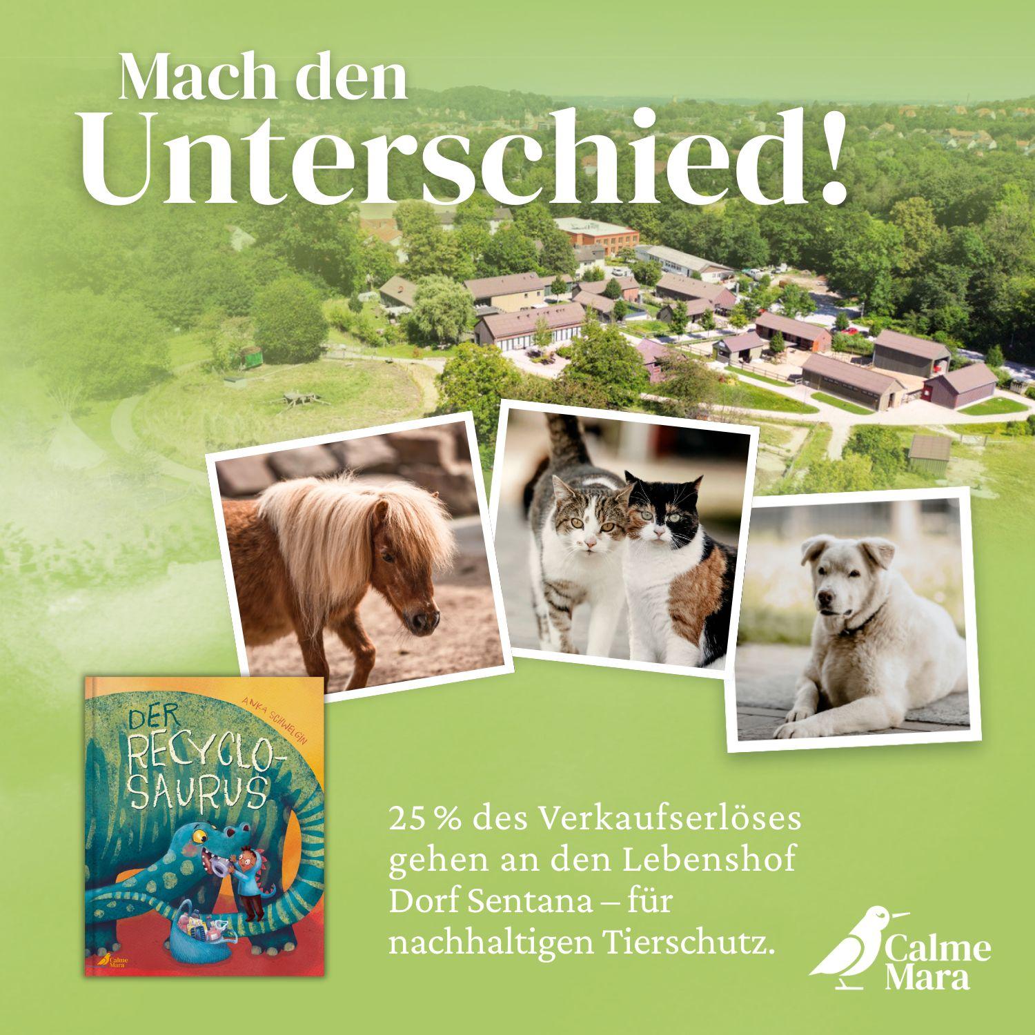 Beispielinhalt (Bild) Der Recyclosaurus