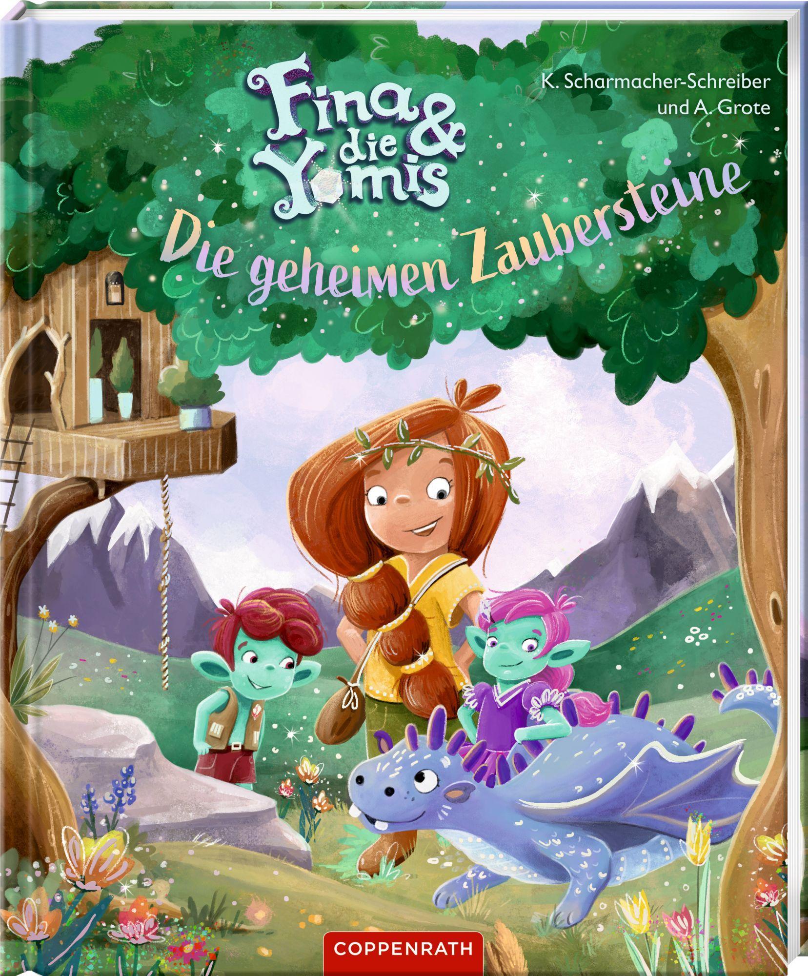 Vorderes Coverbild Fina & die Yomis - Die geheimen Zaubersteine (Bd. 1)