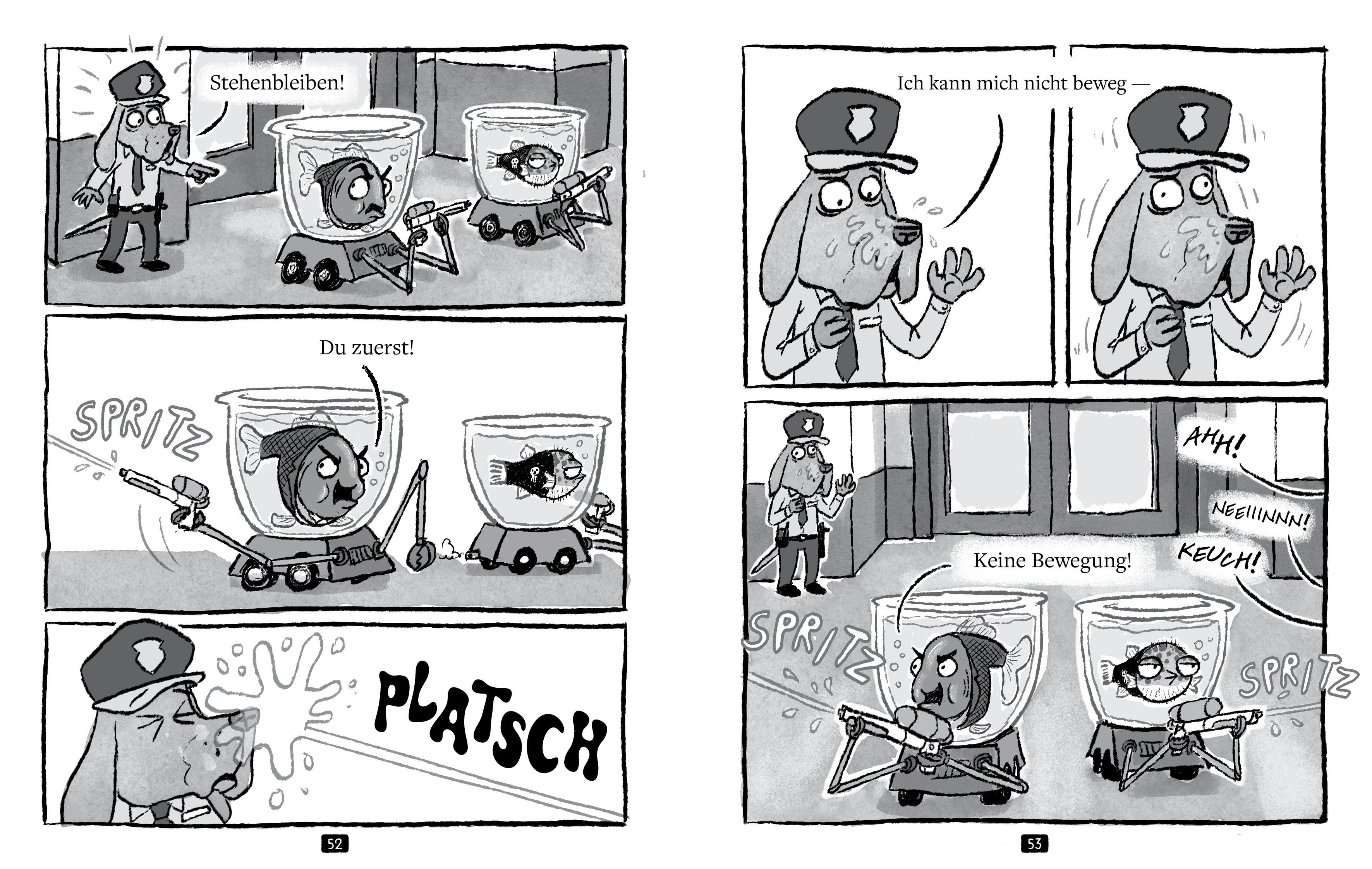 Beispielinhalt (Bild) Max Maulwurf undercover (Band 1) - Die Fischstäbchen-Falle