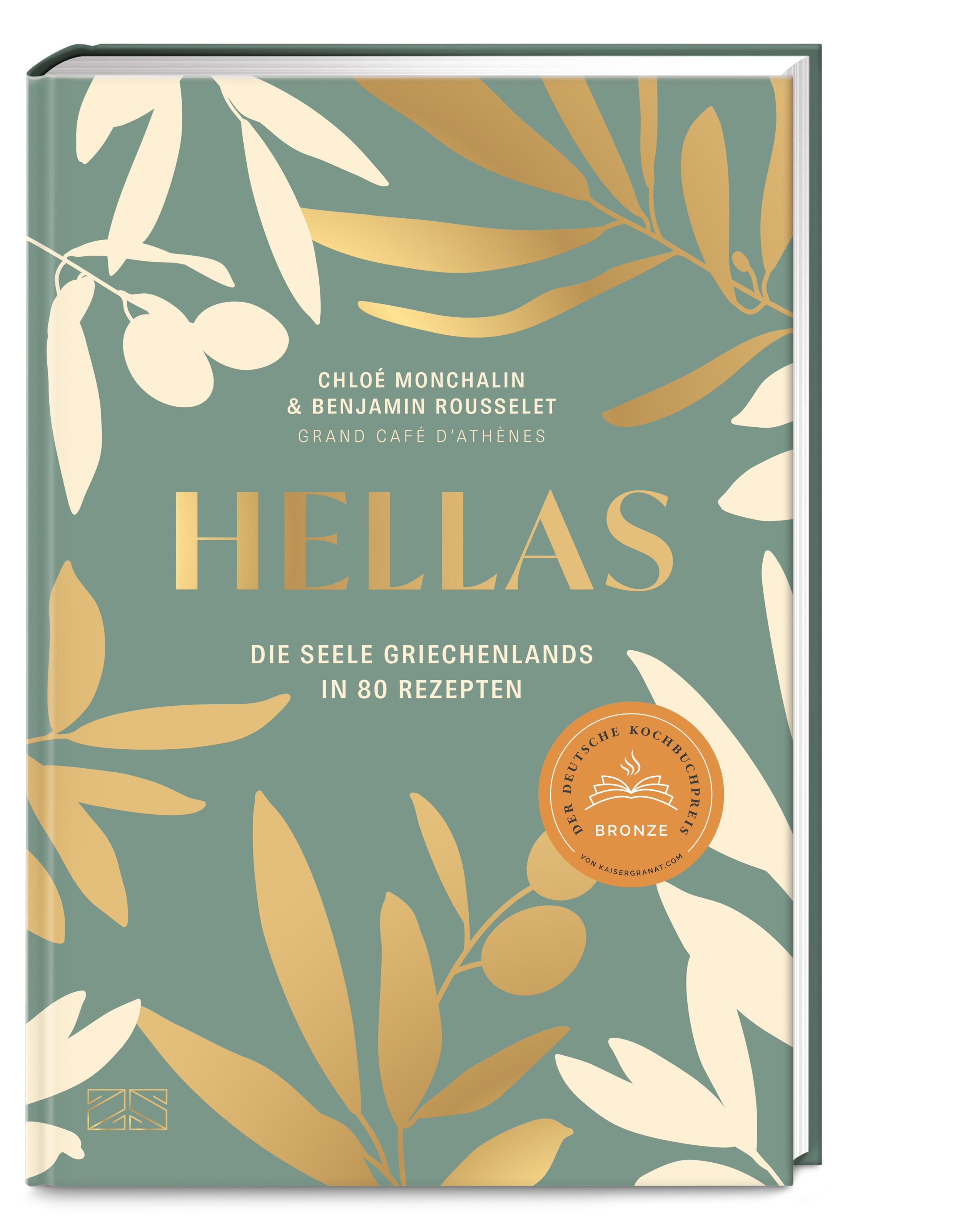 Vorderes Coverbild Hellas. Die Seele Griechenlands in 80 Rezepten