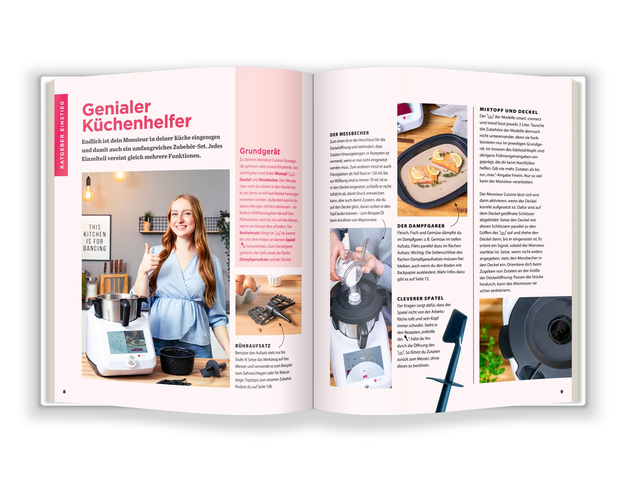 Beispielinhalt (Bild) monsieur cuisine by ZauberMix - Basis-Kochbuch