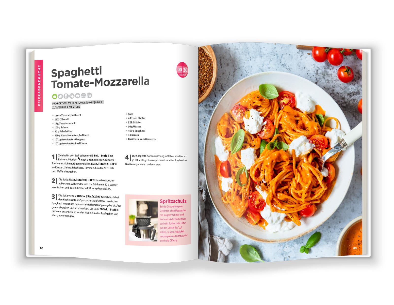 Beispielinhalt (Bild) monsieur cuisine by ZauberMix - Basis-Kochbuch