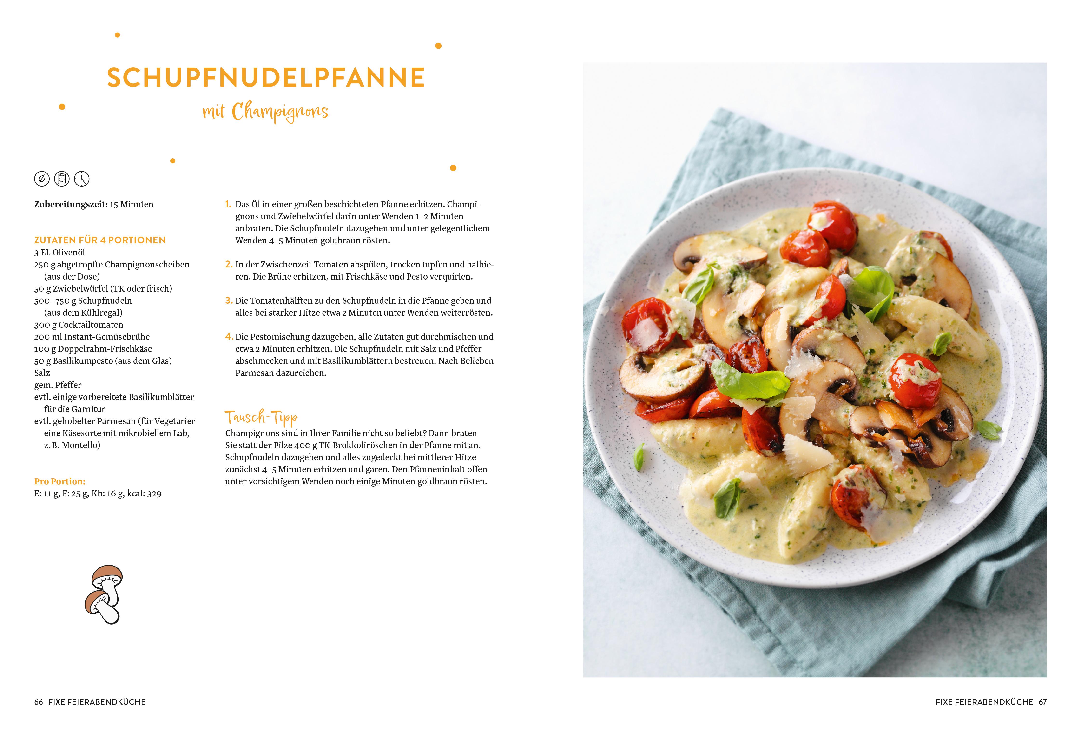 Beispielinhalt (Bild) Unser Familienkochbuch