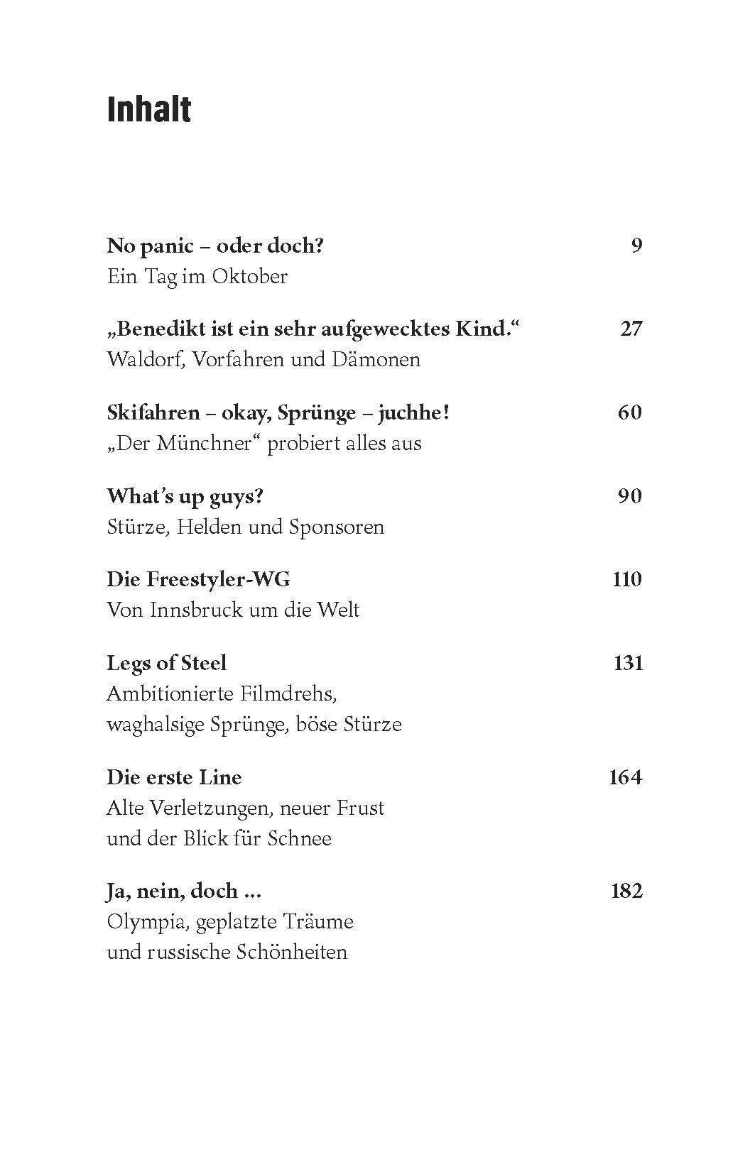 Beispielinhalt (Bild) Last Exit. Mein gefährliches Leben im Schnee