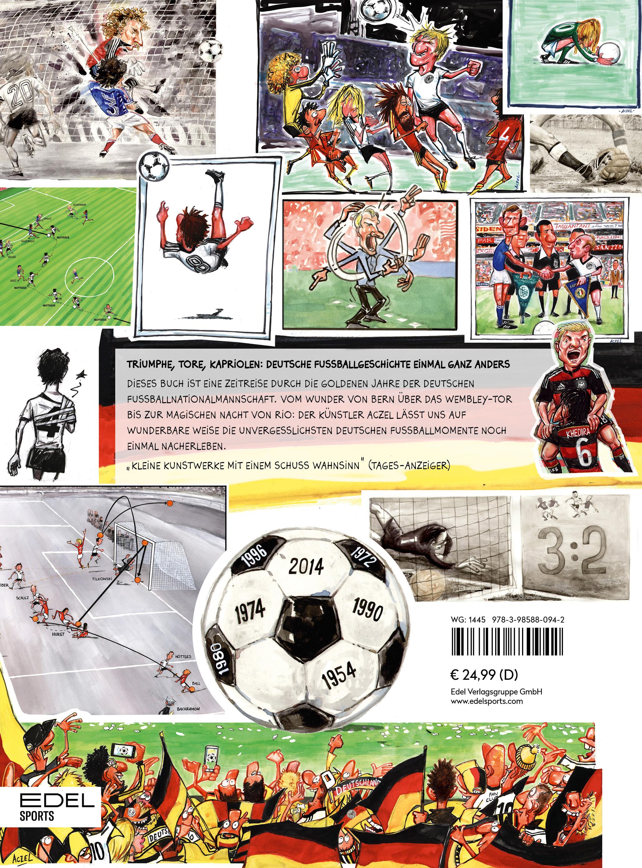 Rückseitencover Oooh, wie ist das schön! Die Sternstunden der deutschen Fußball-Nationalmannschaft