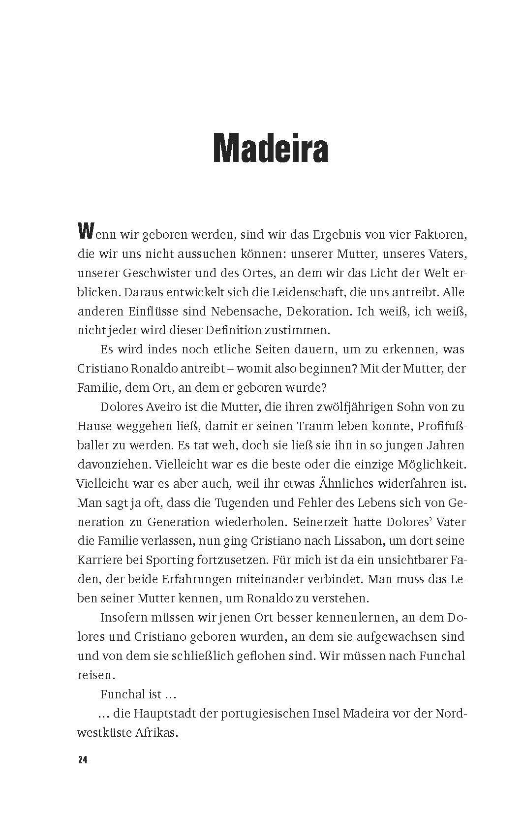 Beispielinhalt (Bild) Cristiano Ronaldo. Die preisgekrönte Biografie