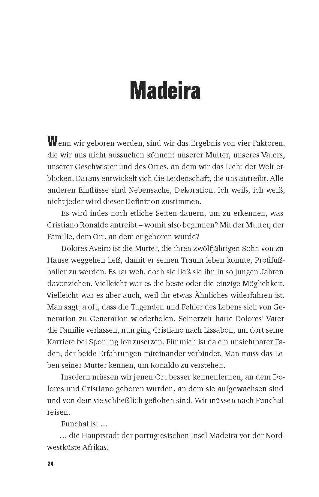 Beispielinhalt (Bild) Cristiano Ronaldo. Die preisgekrönte Biografie