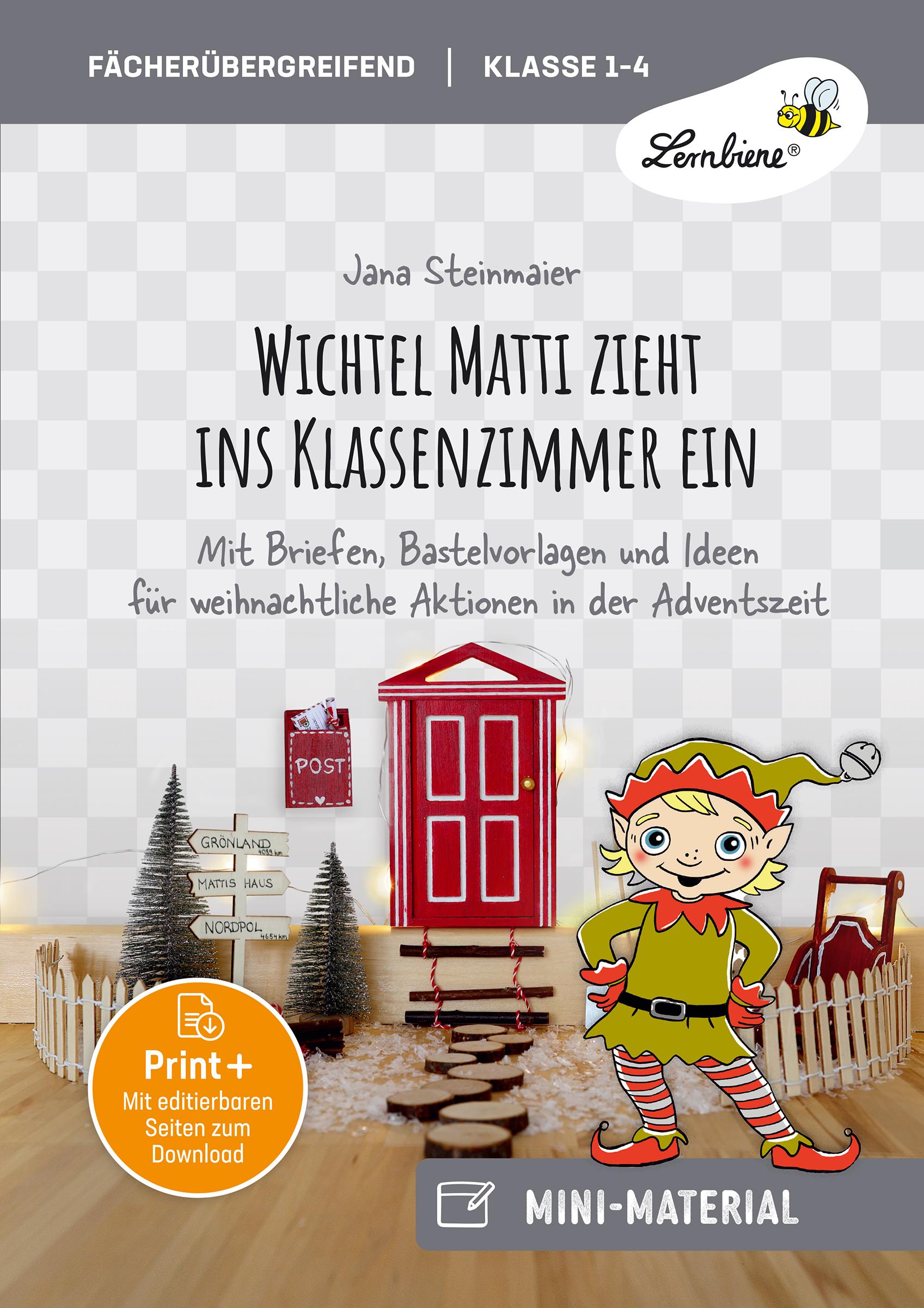 Vorderes Coverbild Wichtel Matti zieht ins Klassenzimmer ein