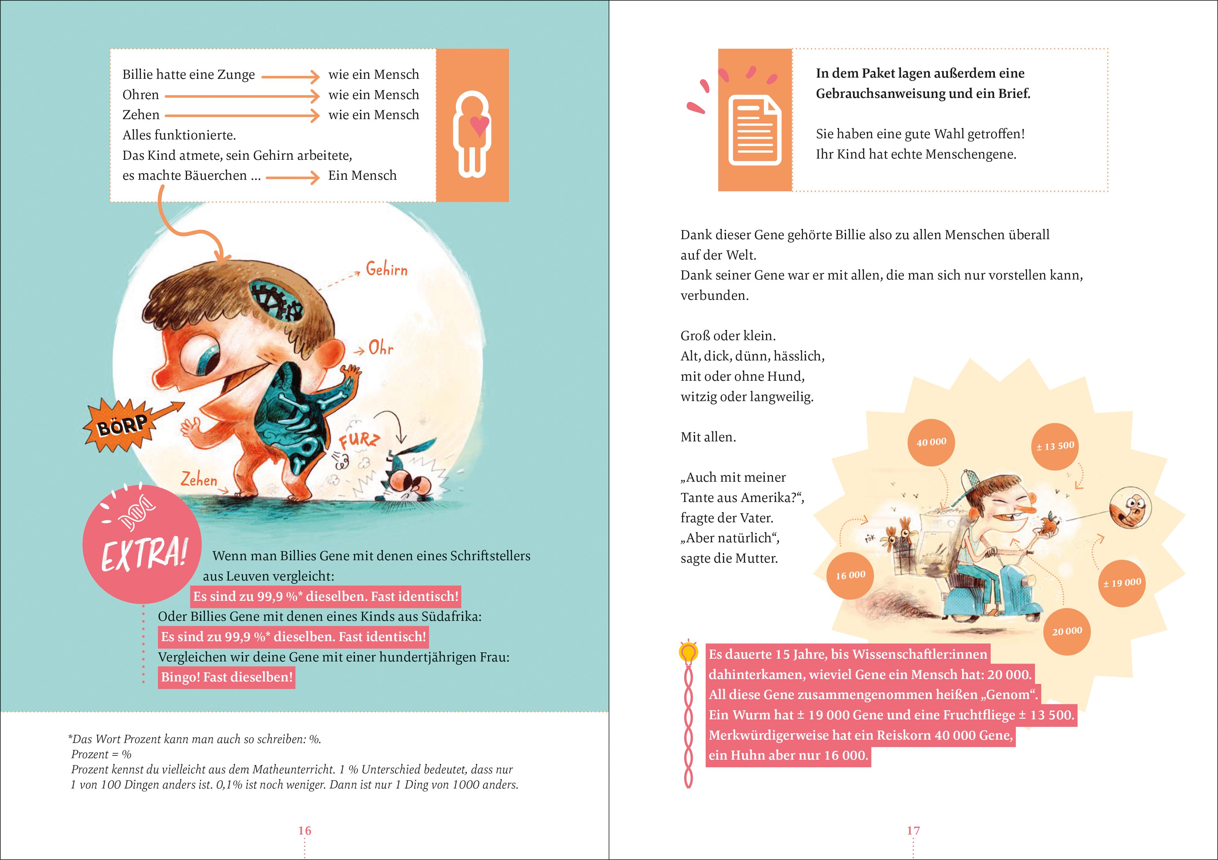 Beispielinhalt (Bild) Billie und seine Gene