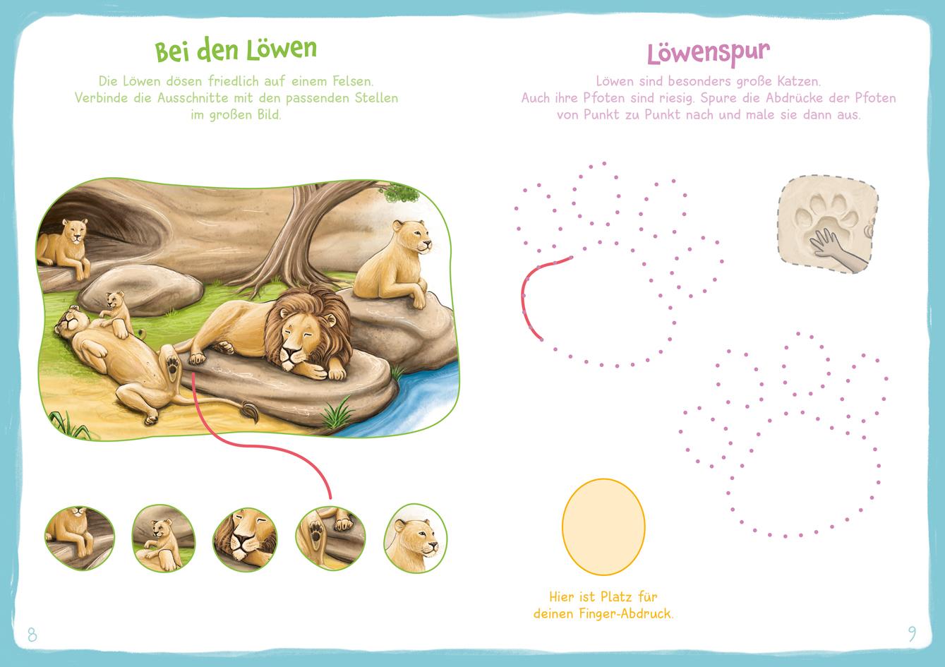 Beispielinhalt (Bild) WAS IST WAS Meine Welt Mach mit! Zoo