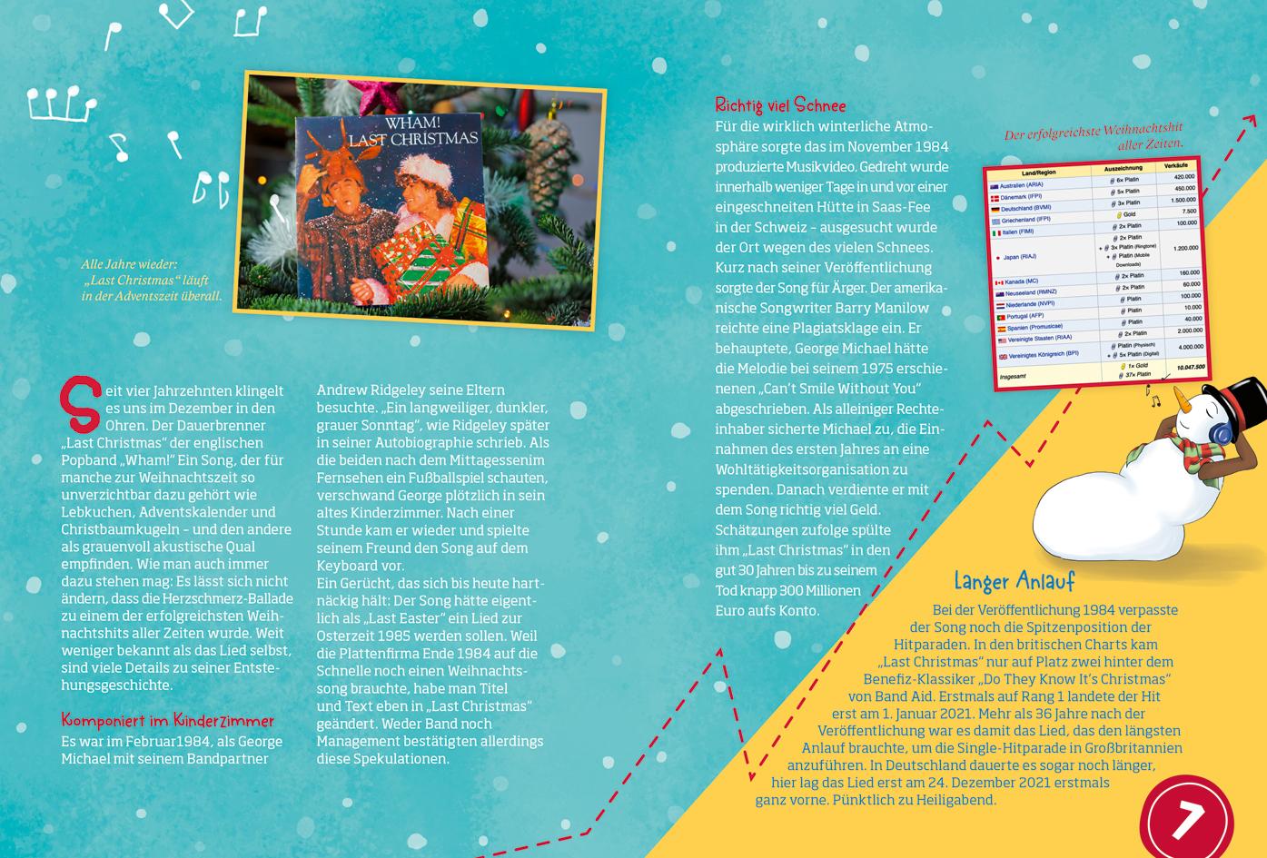 Beispielinhalt (Bild) Mein WAS IST WAS Adventskalenderbuch 2