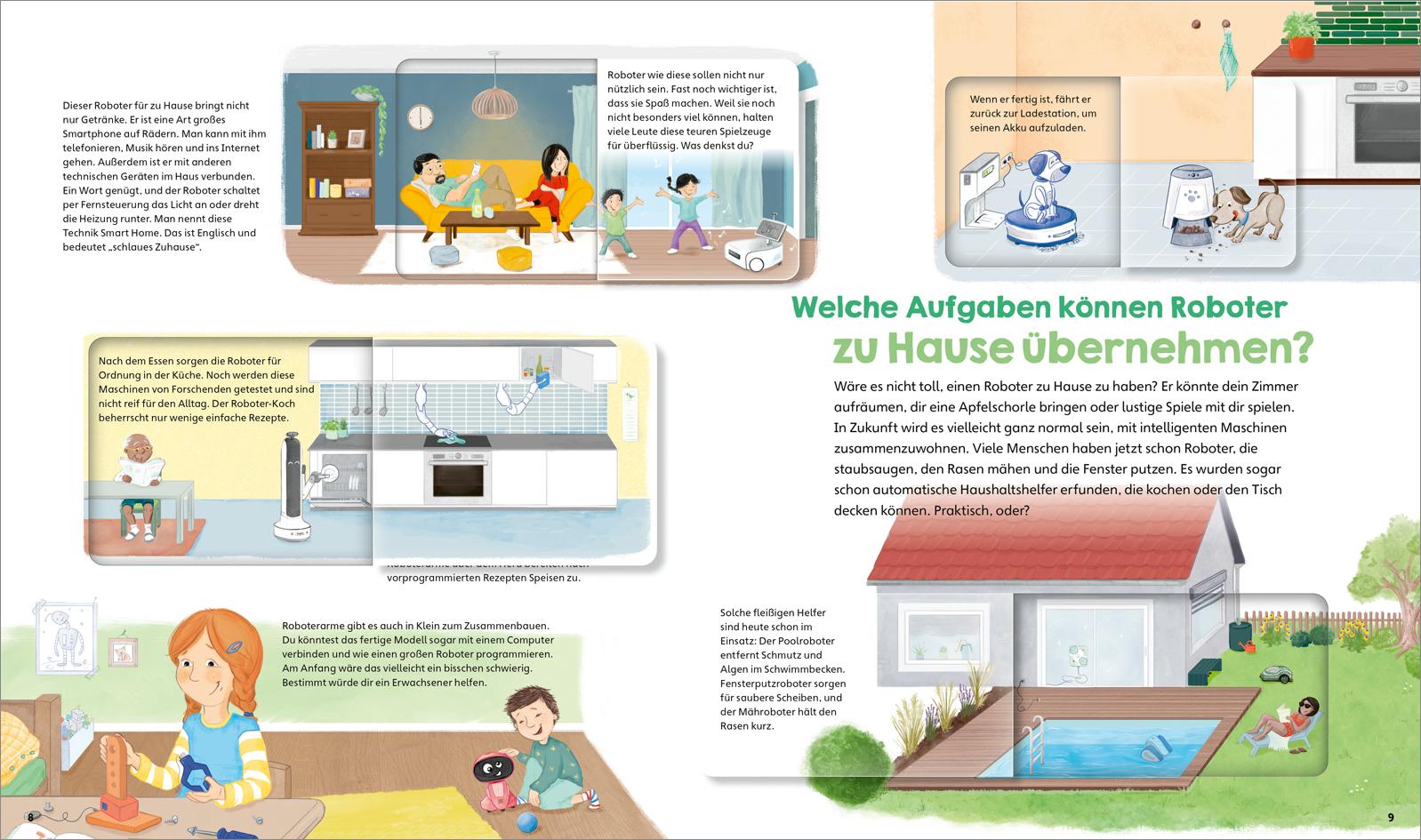 Beispielinhalt (Bild) WAS IST WAS Junior Band 44 Roboter!