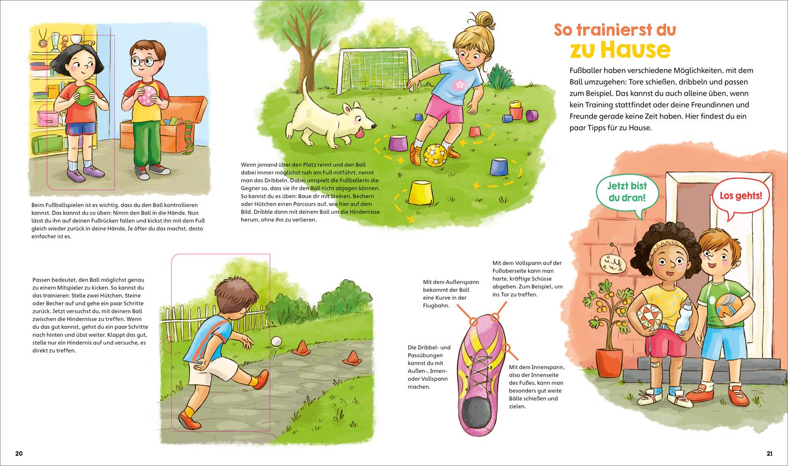 Beispielinhalt (Bild) WAS IST WAS Junior Band 8 Fußball