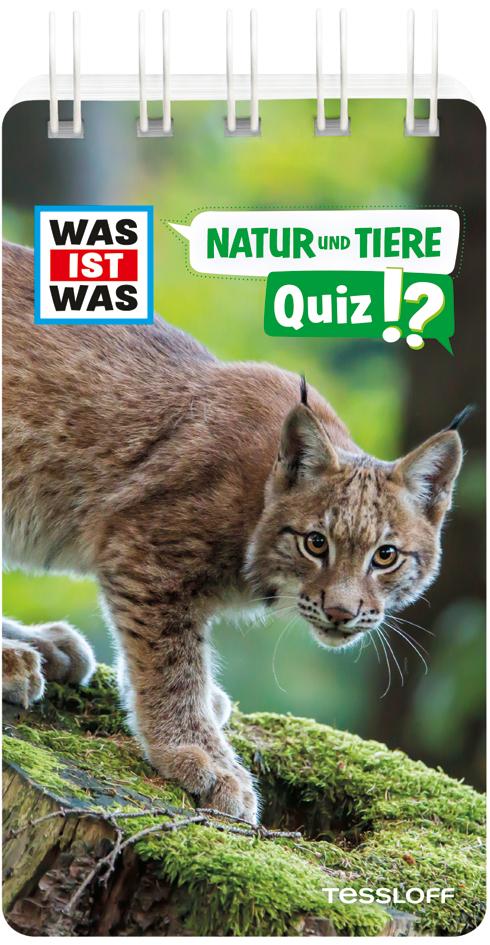 Vorderes Coverbild WAS IST WAS Quiz Natur und Tiere