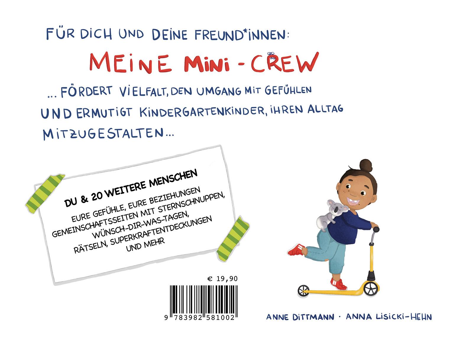 Rückseitencover Freundebuch Meine Mini-Crew