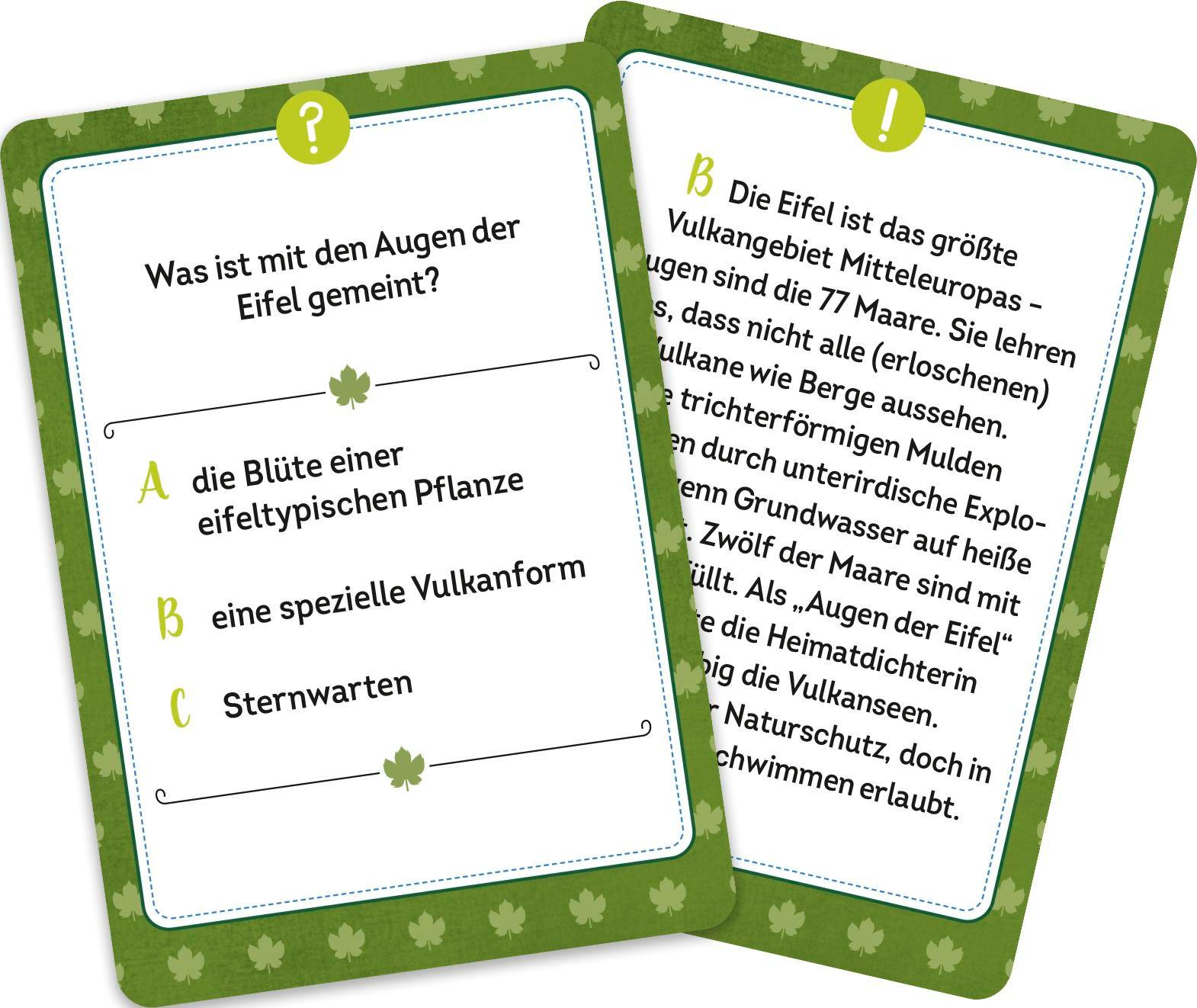 Beispielinhalt (Bild) Wer hätte das gedacht?! Das Unnützes-Wissen-Quiz Mosel, Eifel und Hunsrück