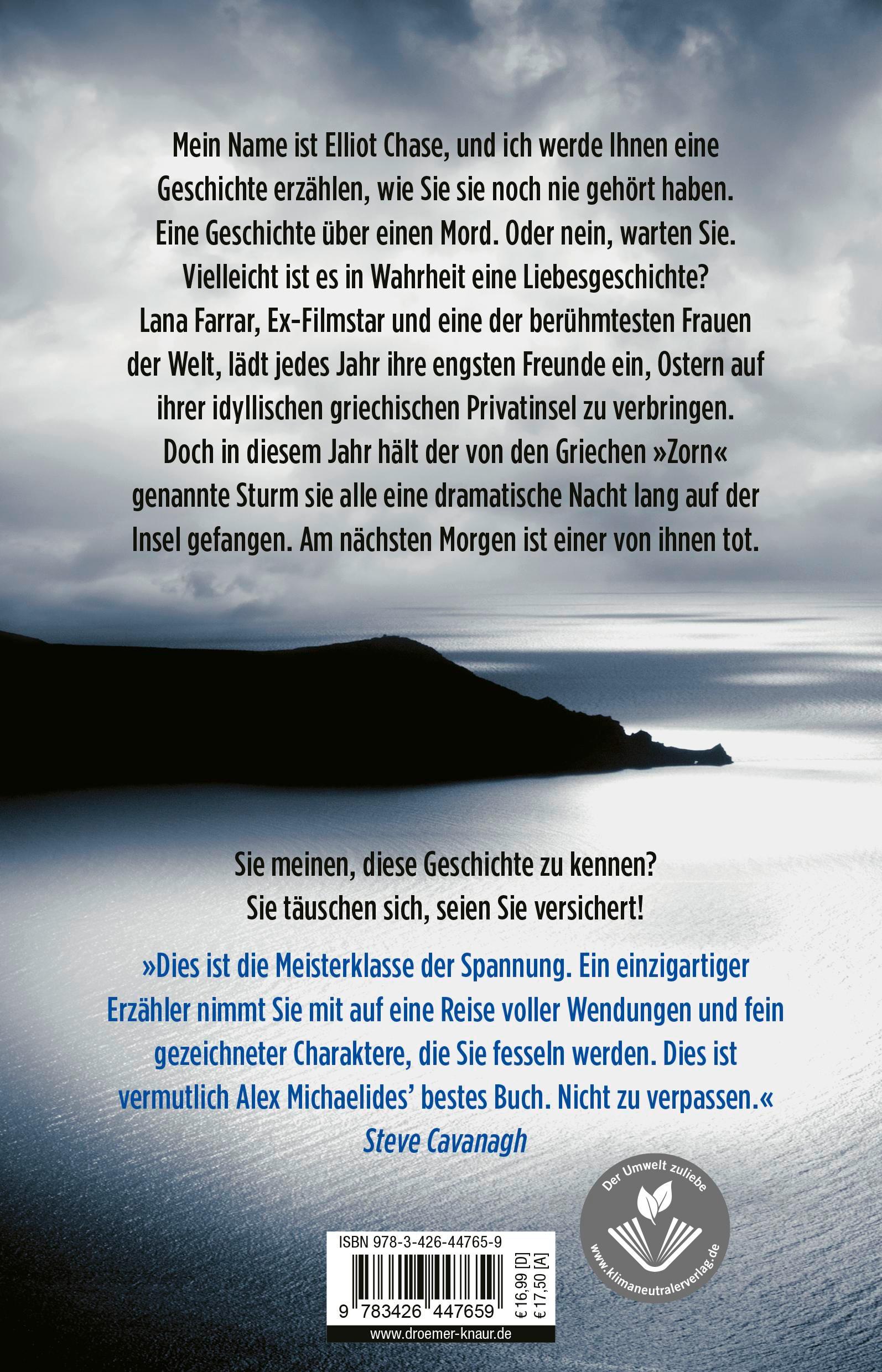 Rückseitencover Die Insel des Zorns