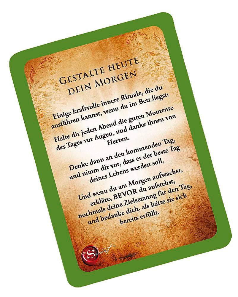 Beispielinhalt (Bild) The Secret Manifestationskarten