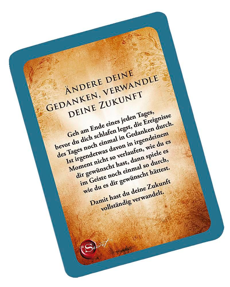 Beispielinhalt (Bild) The Secret Manifestationskarten