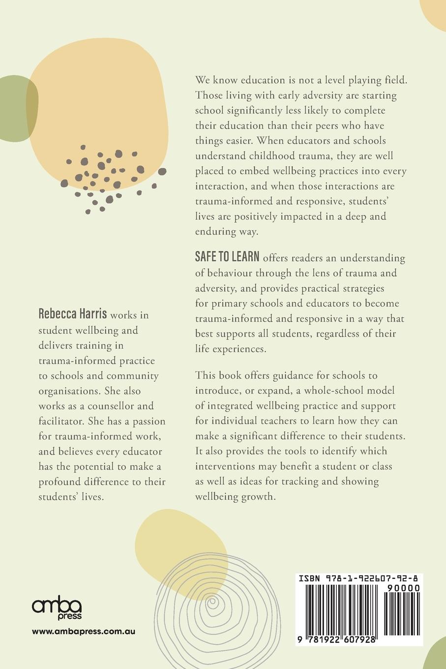 Rückseitencover Safe to Learn