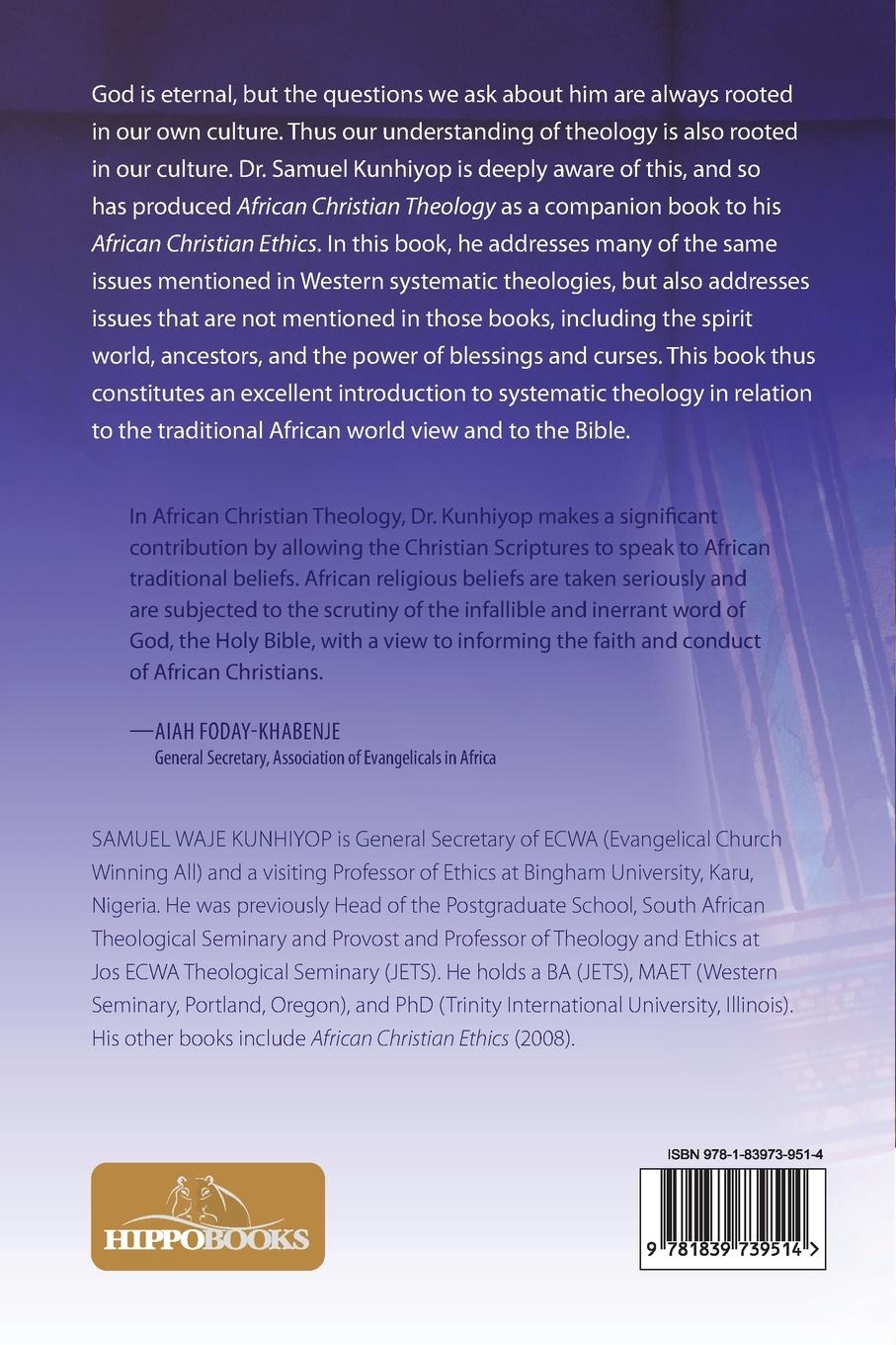 Rückseitencover African Christian Theology