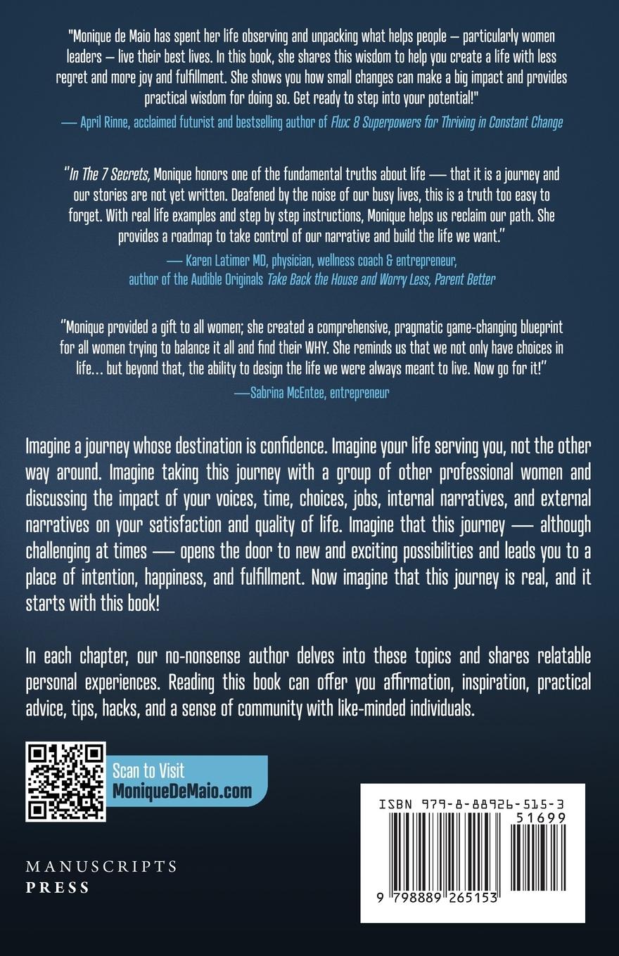 Rückseitencover The 7 Secrets to Creating a Life You Love