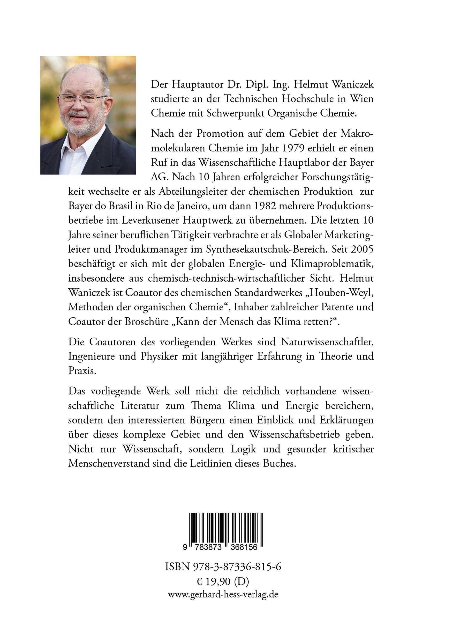 Rückseitencover Was Sie immer schon über die "Energiewende" wissen wollten