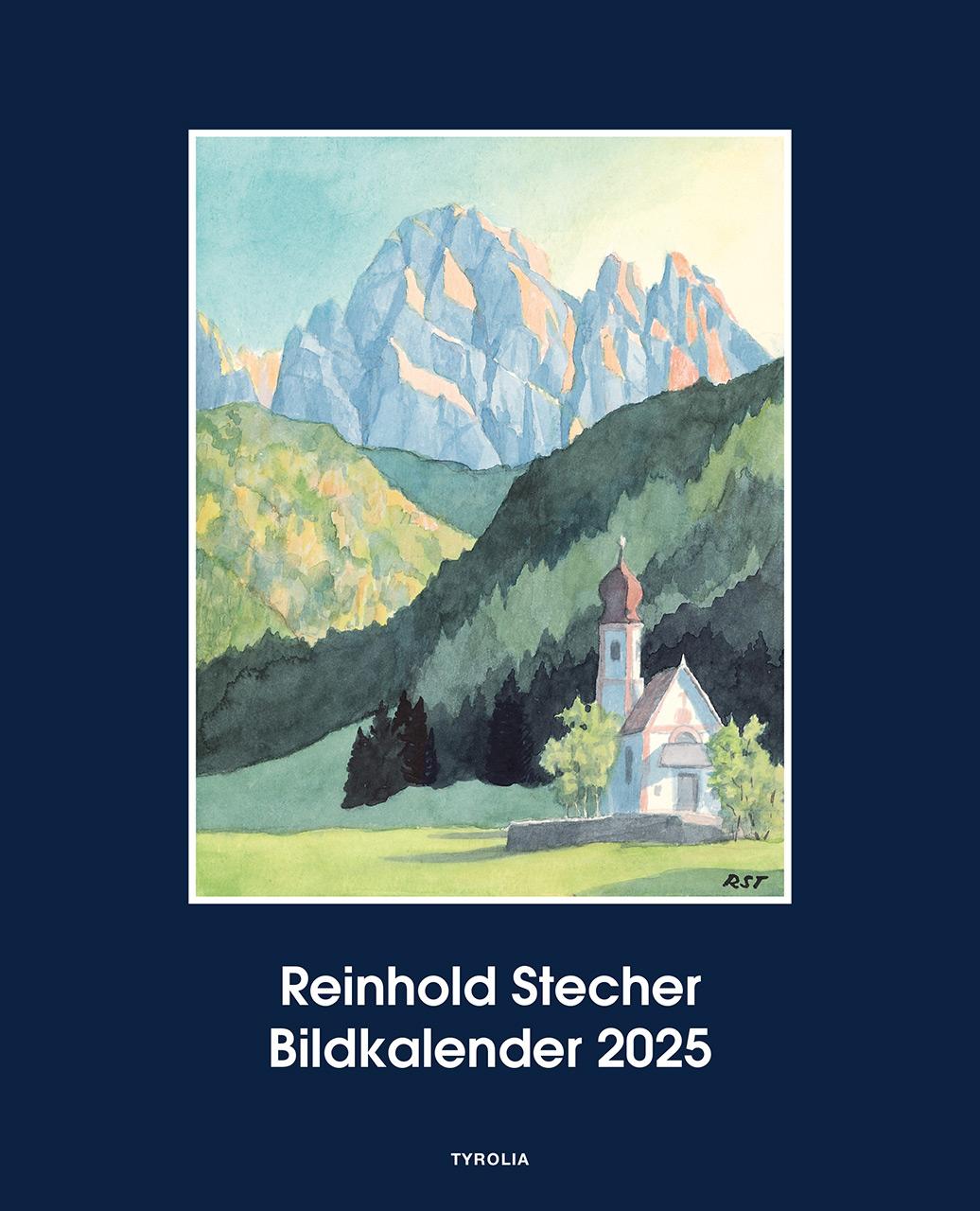 Vorderes Coverbild Reinhold Stecher Bildkalender 2025