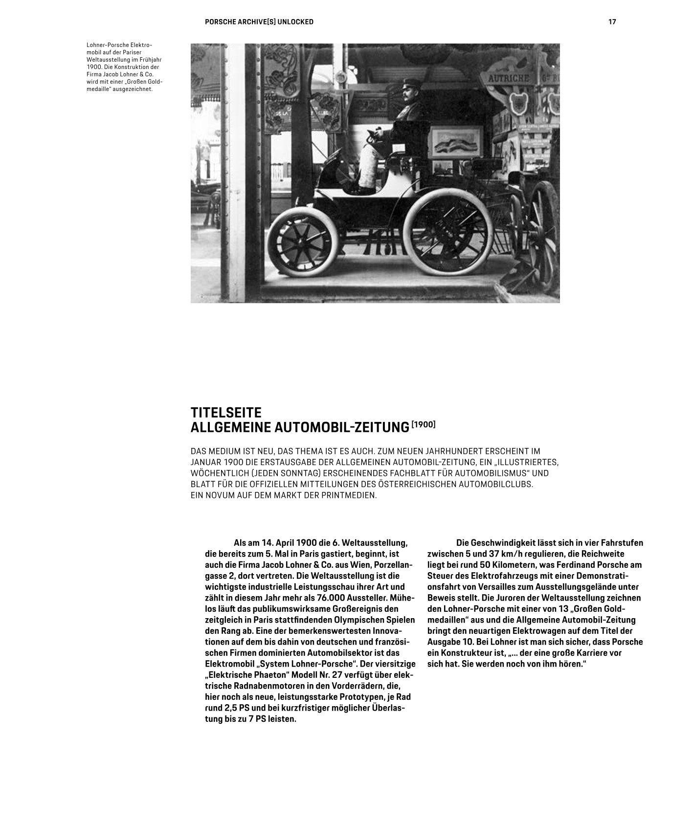 Beispielinhalt (Bild) Porsche Archive(s) unlocked